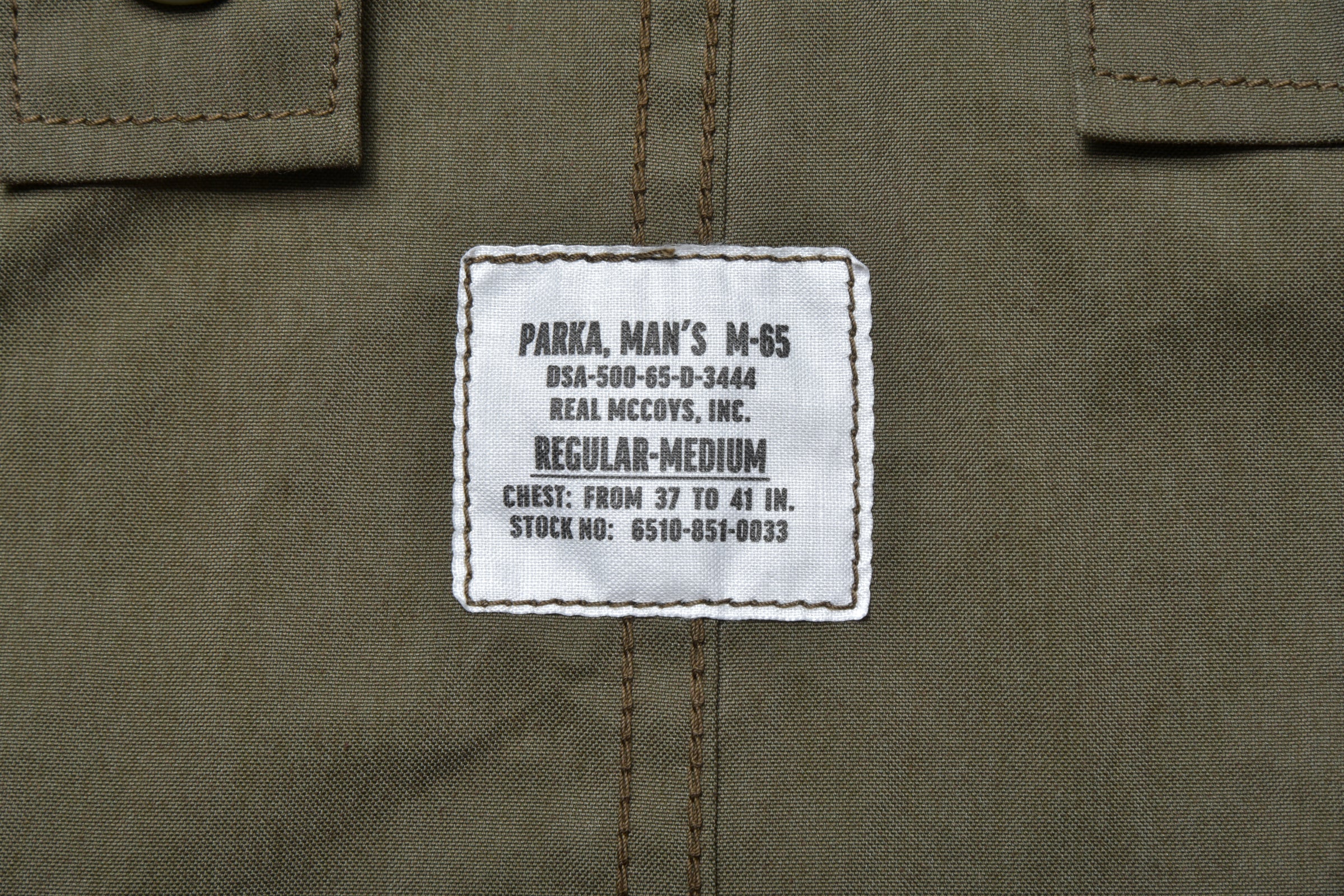 PARKA, MAN'S M-65 – The Real McCoy's