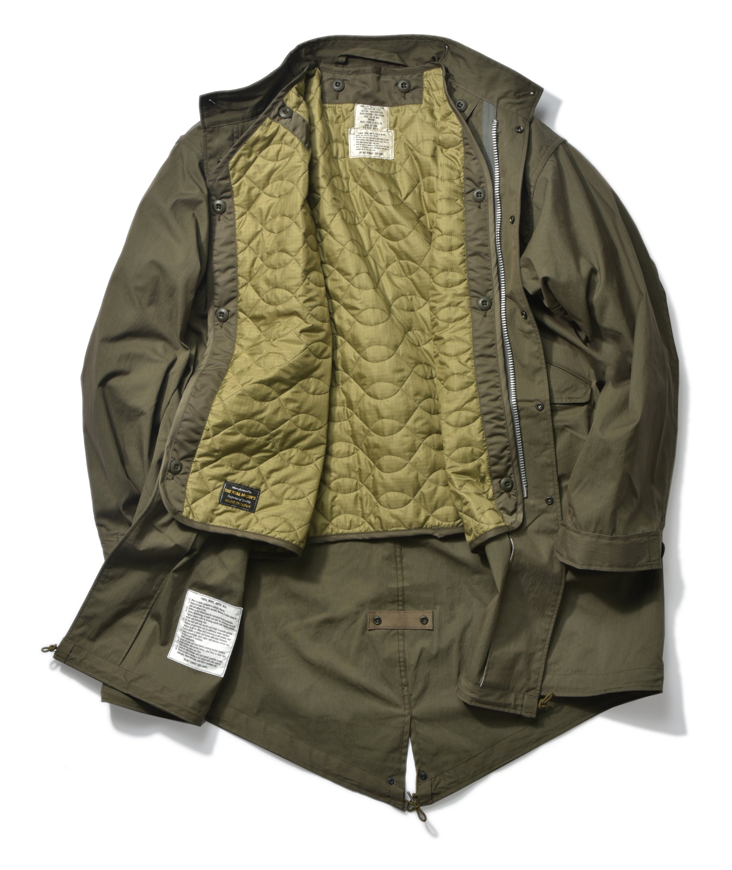 Brooklyn Armed Forces M65 Liner Jacket with Hood - 722003