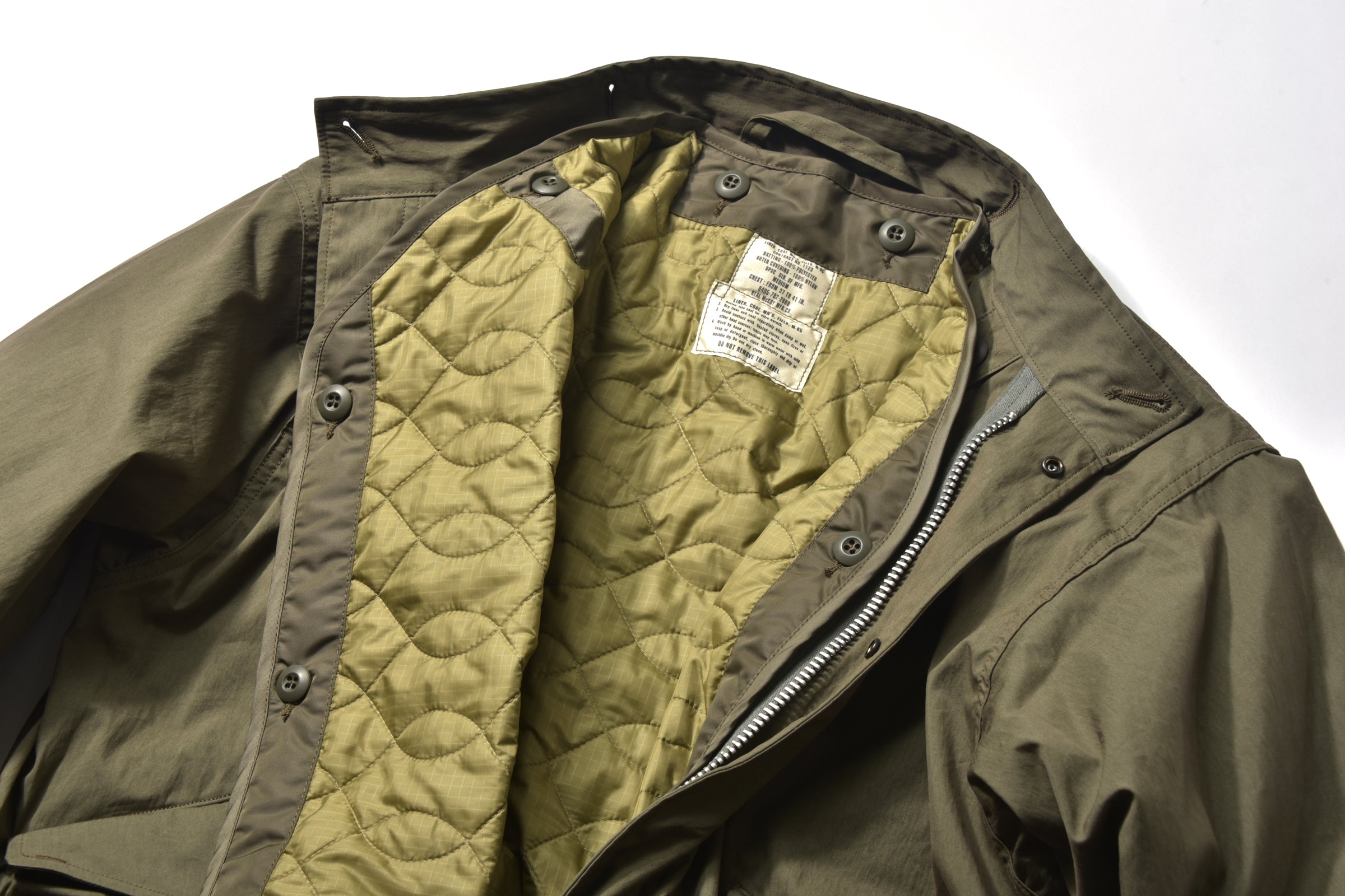 LINER, COAT, MAN'S FIELD, M-65 – The Real McCoy's LINER, COAT, MAN'S FIELD, M-65 – The Real McCoy's