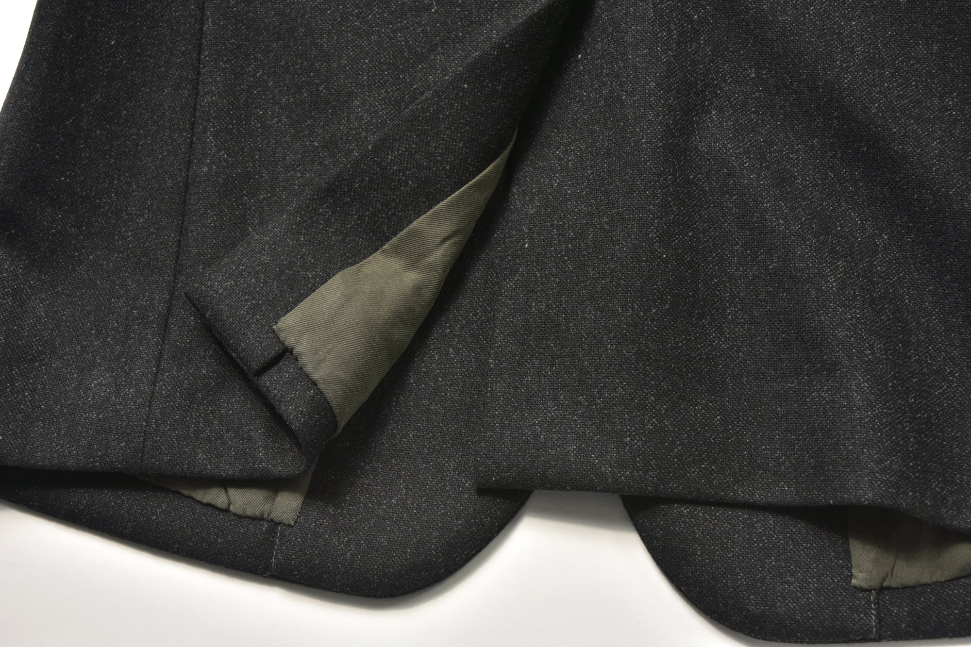 1950s WOOL SPORTS COAT / CHARCOAL