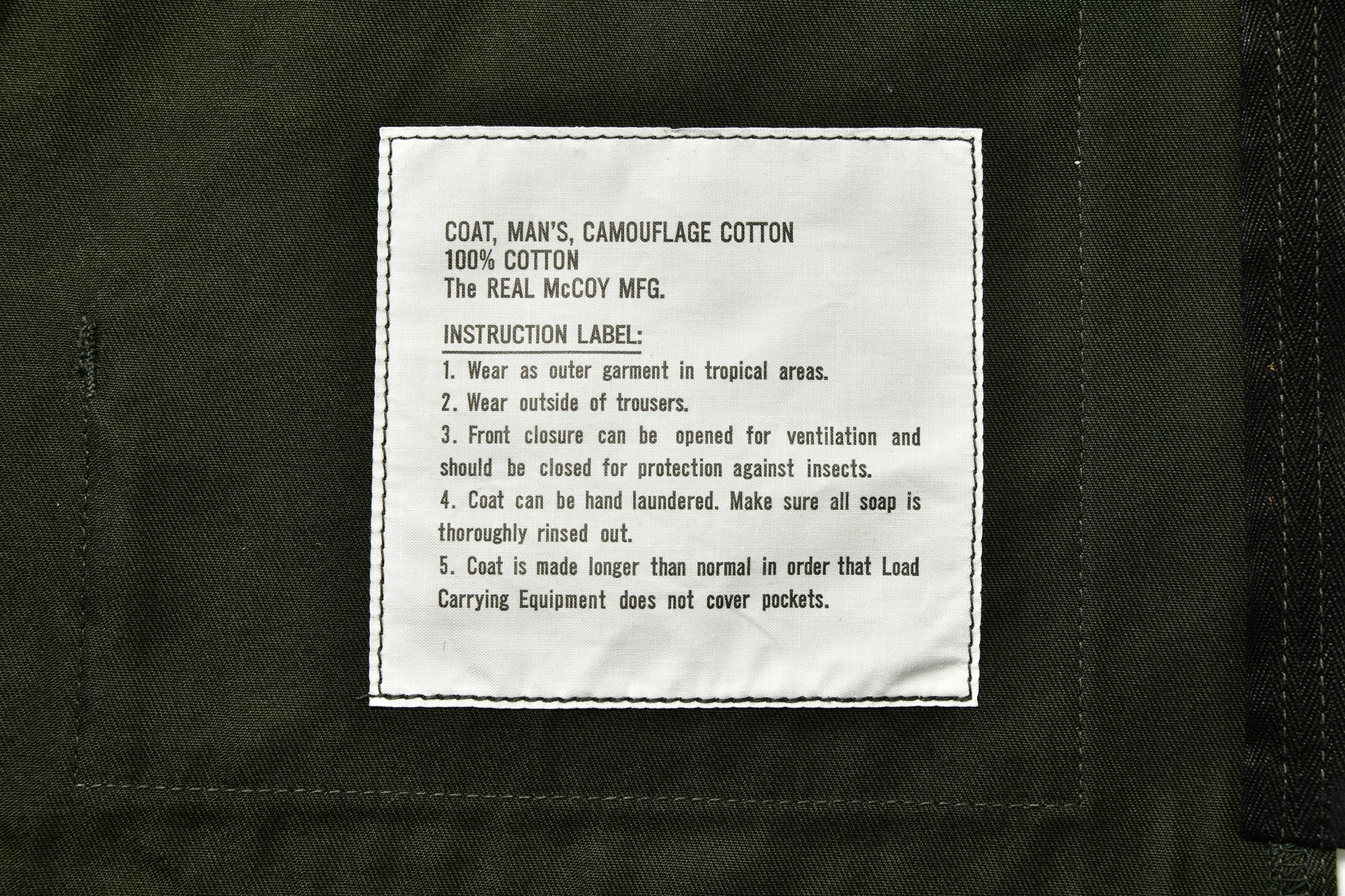 TIGER CAMOUFLAGE PARKA / BLACK OVER-DYE (TIGER CAMOUFLAGE)