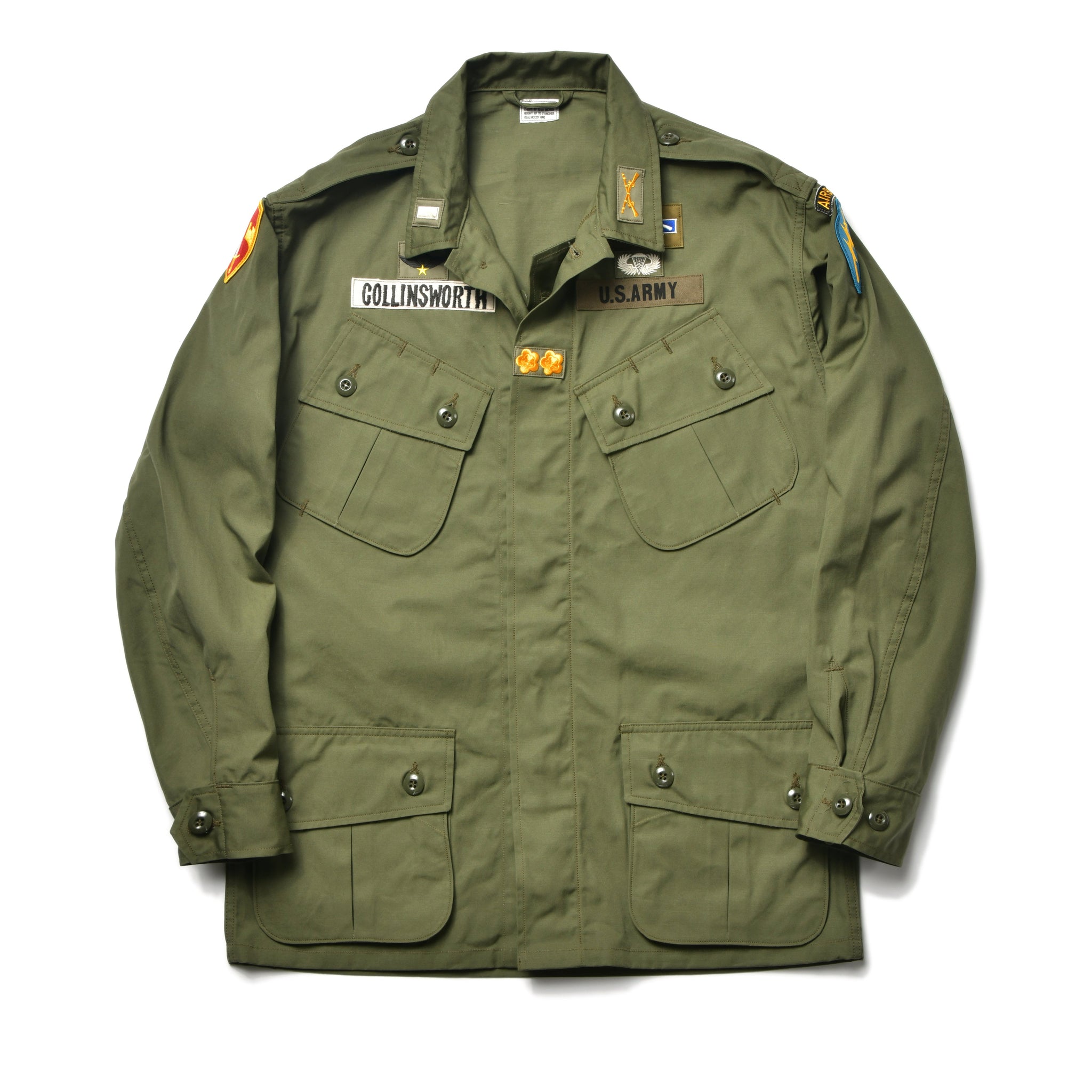 JUNGLE FATIGUE JACKET / COLLINSWORTH - 150 OLIVE / XL