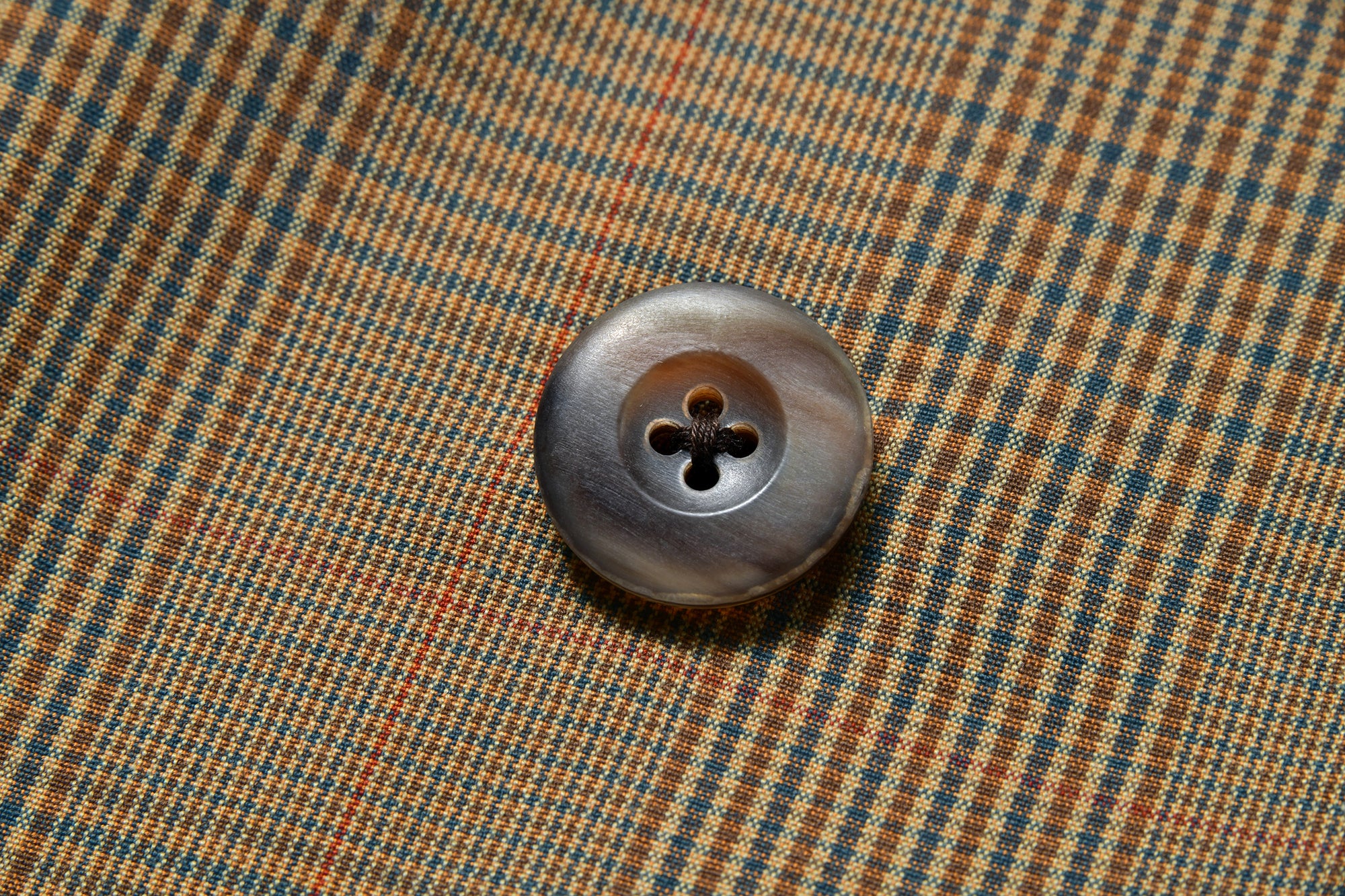 PLAID-CHECK RAIN WEATHER COAT