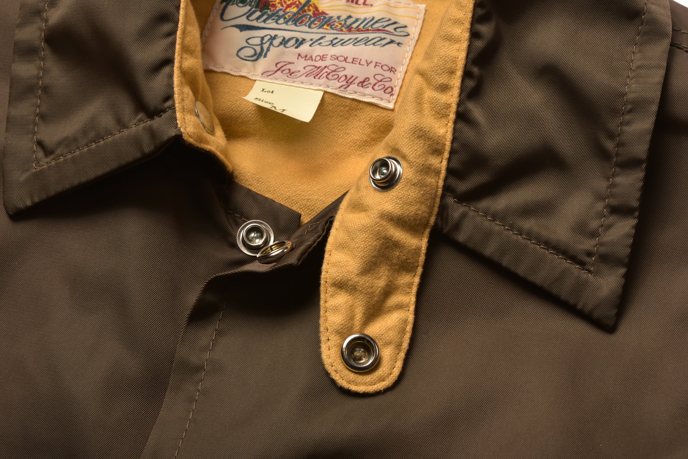 NYLON COTTON LINED COACH JACKET – The Real McCoy's