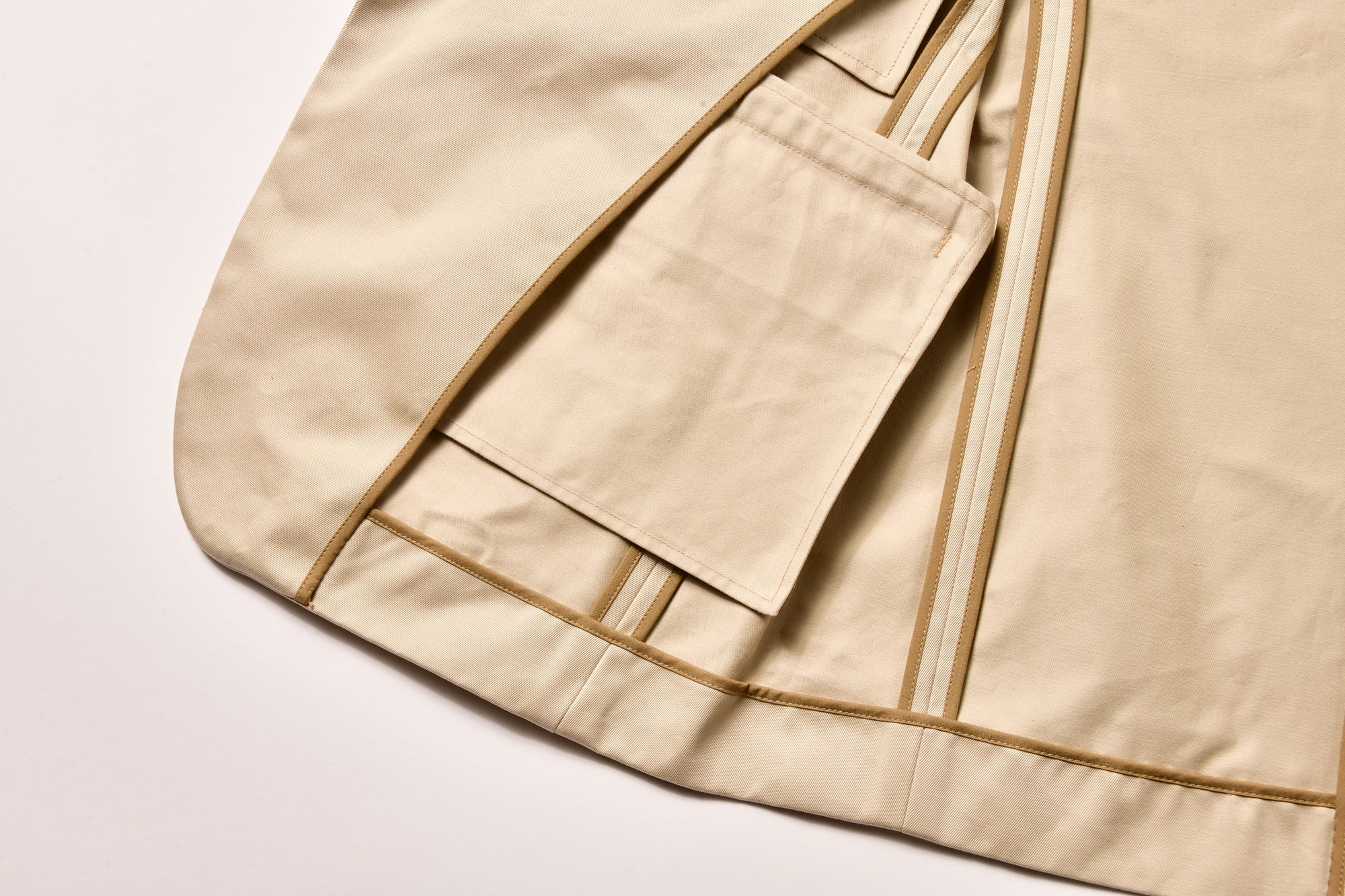 1950s COTTON CHINO SPORTS COAT / BEIGE