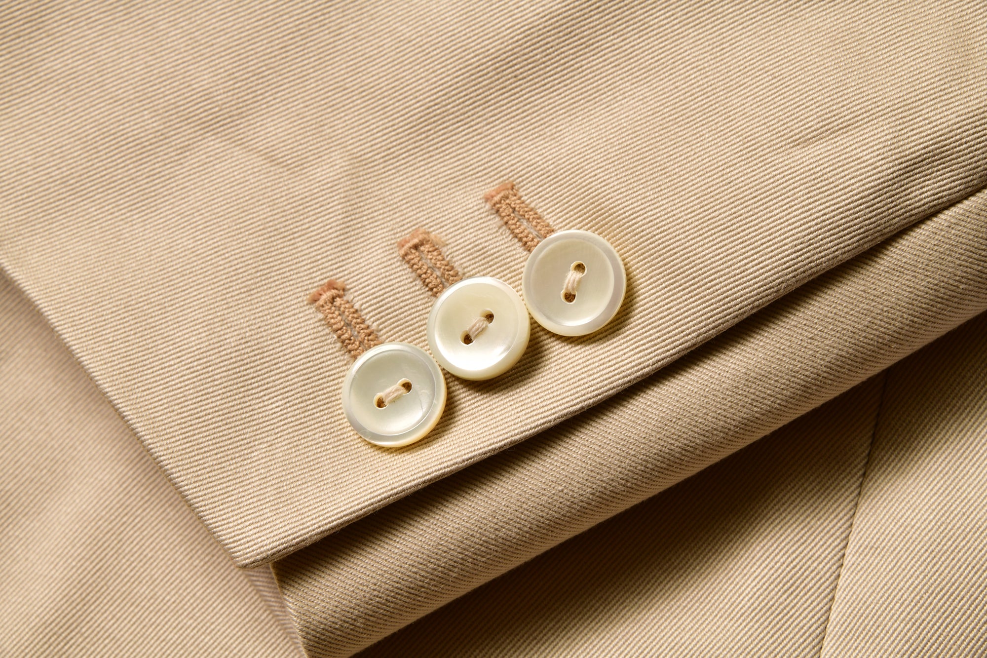1950s COTTON CHINO SPORTS COAT / BEIGE