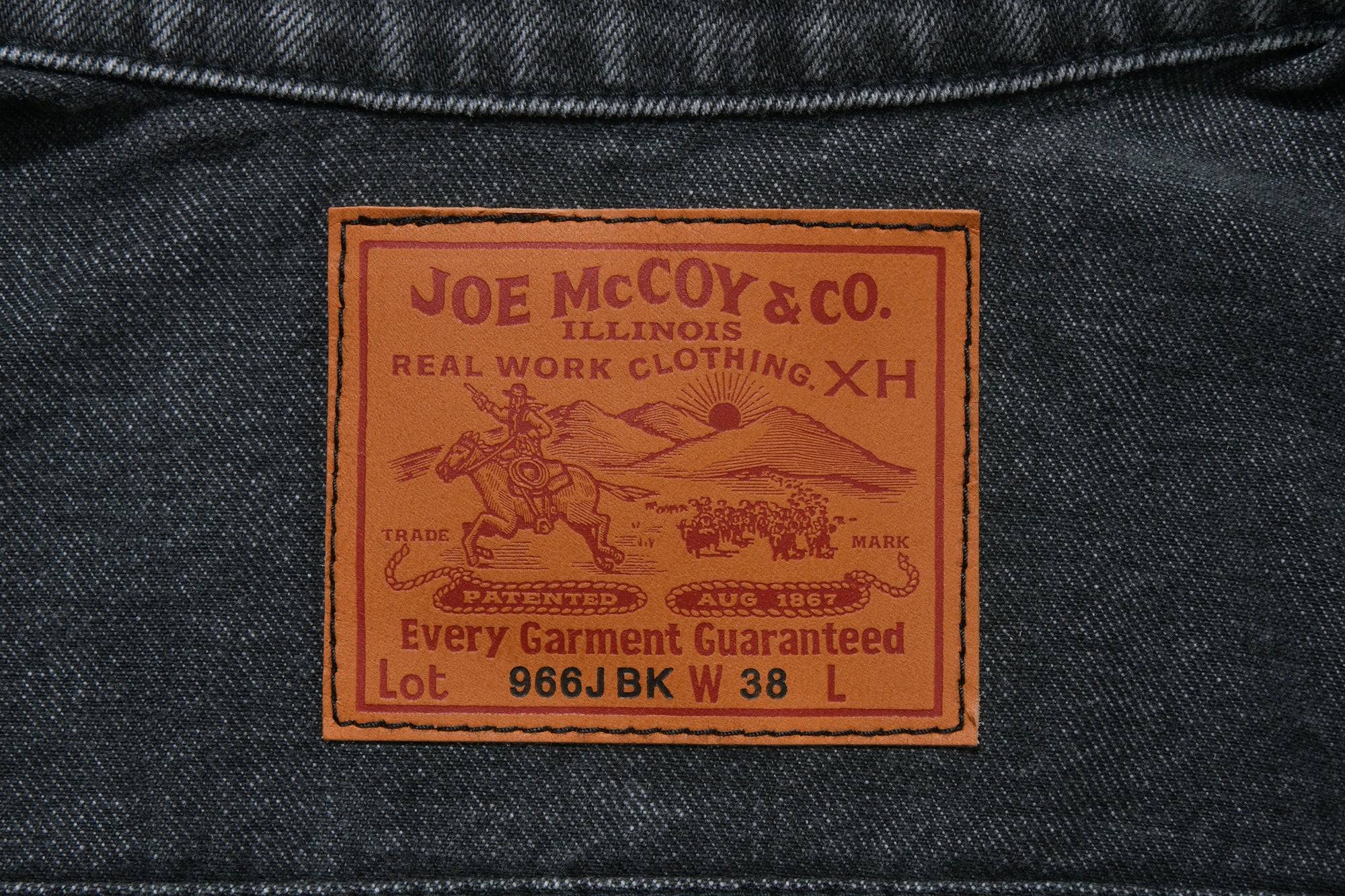 LOT. 966J (BLACK) / WASHED