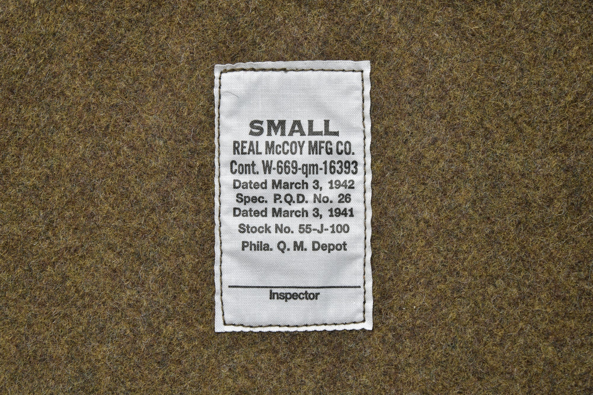 JACKET, COMBAT, WINTER REAL McCOY MFG.CO