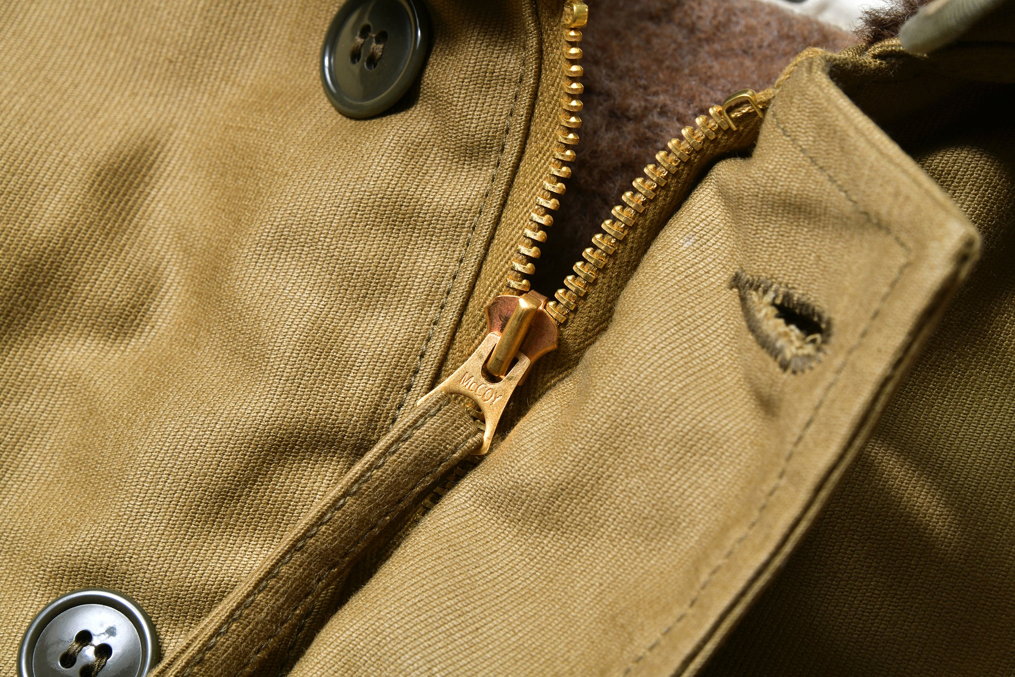 N-1 DECK JACKET (KHAKI)/ STENCIL