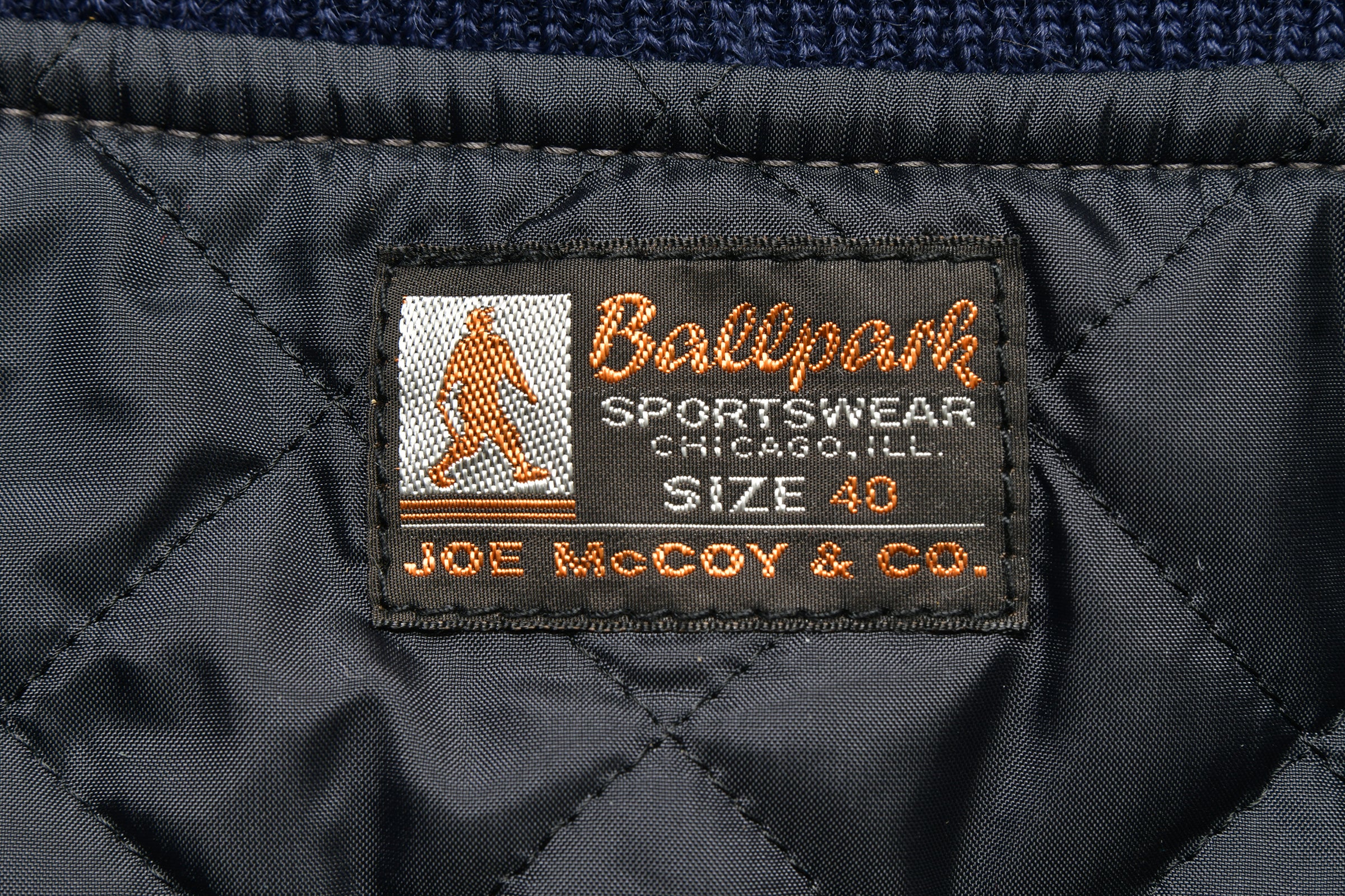 The Real McCoy's Wool Varsity Jacket - Midnight Blue 44