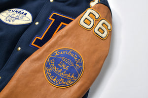 WOOL VARSITY JACKET / DUNBAR