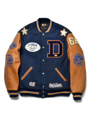 WOOL VARSITY JACKET / DUNBAR