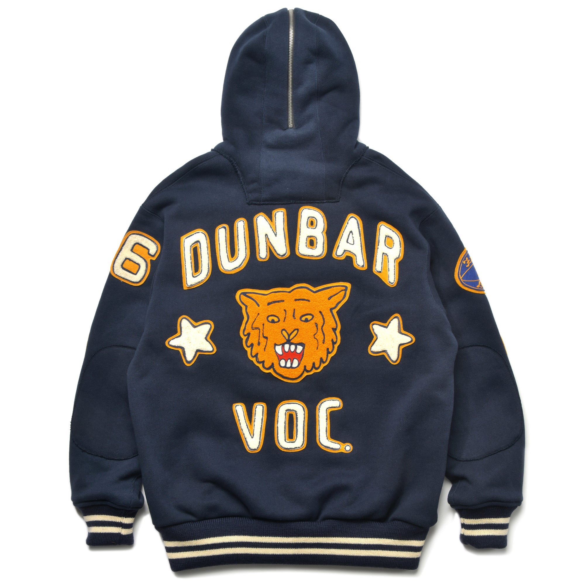 SNAP BUTTON HOODED SWEATSHIRT / DUNBAR