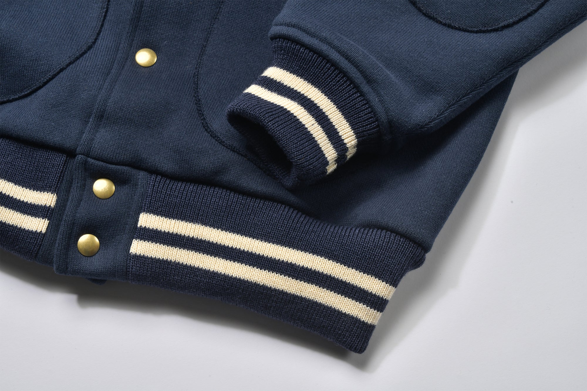 SNAP BUTTON HOODED SWEATSHIRT / DUNBAR