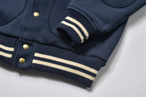 SNAP BUTTON HOODED SWEATSHIRT / DUNBAR