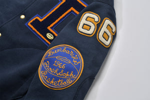 SNAP BUTTON HOODED SWEATSHIRT / DUNBAR