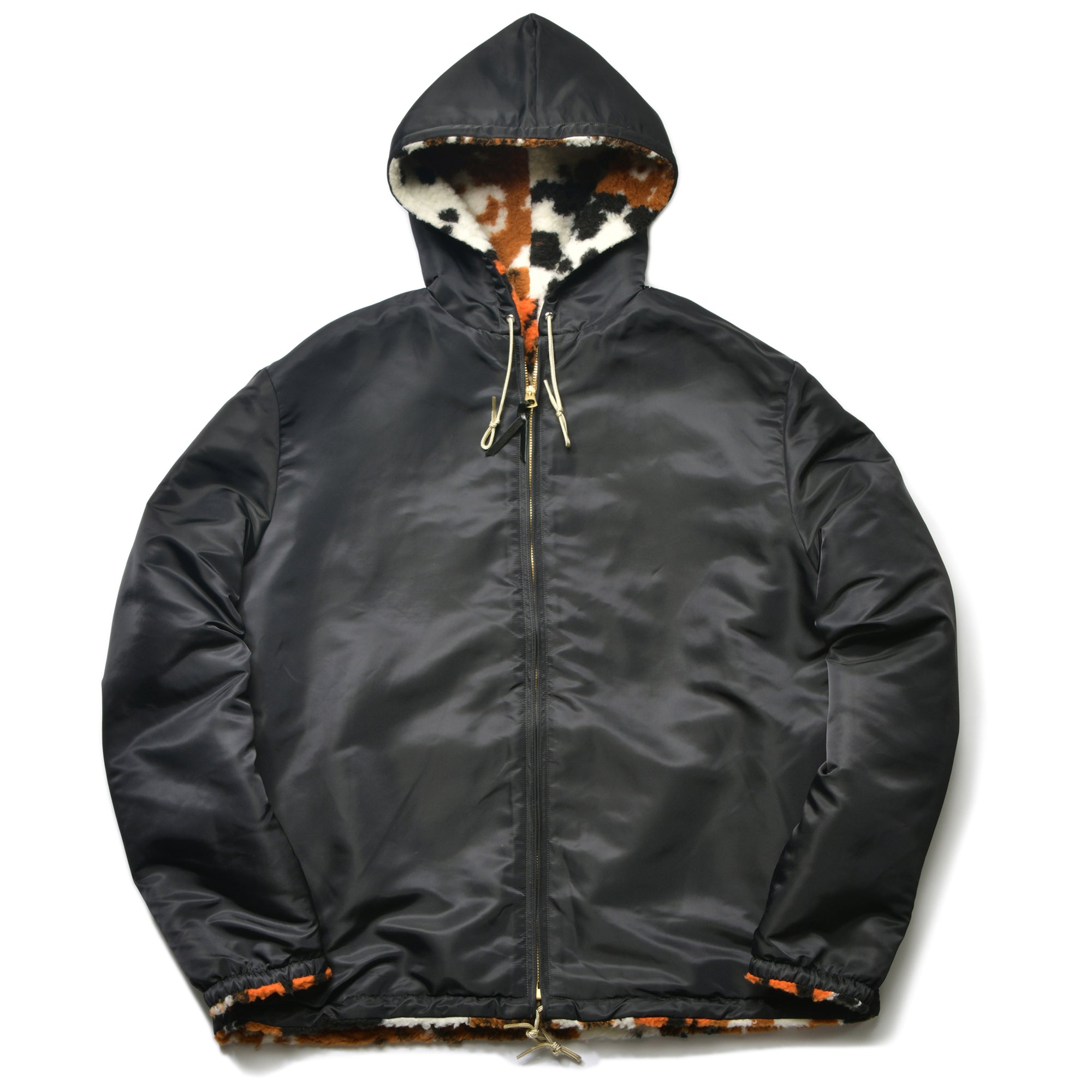MULTI PANEL ANIMAL FUR PARKA