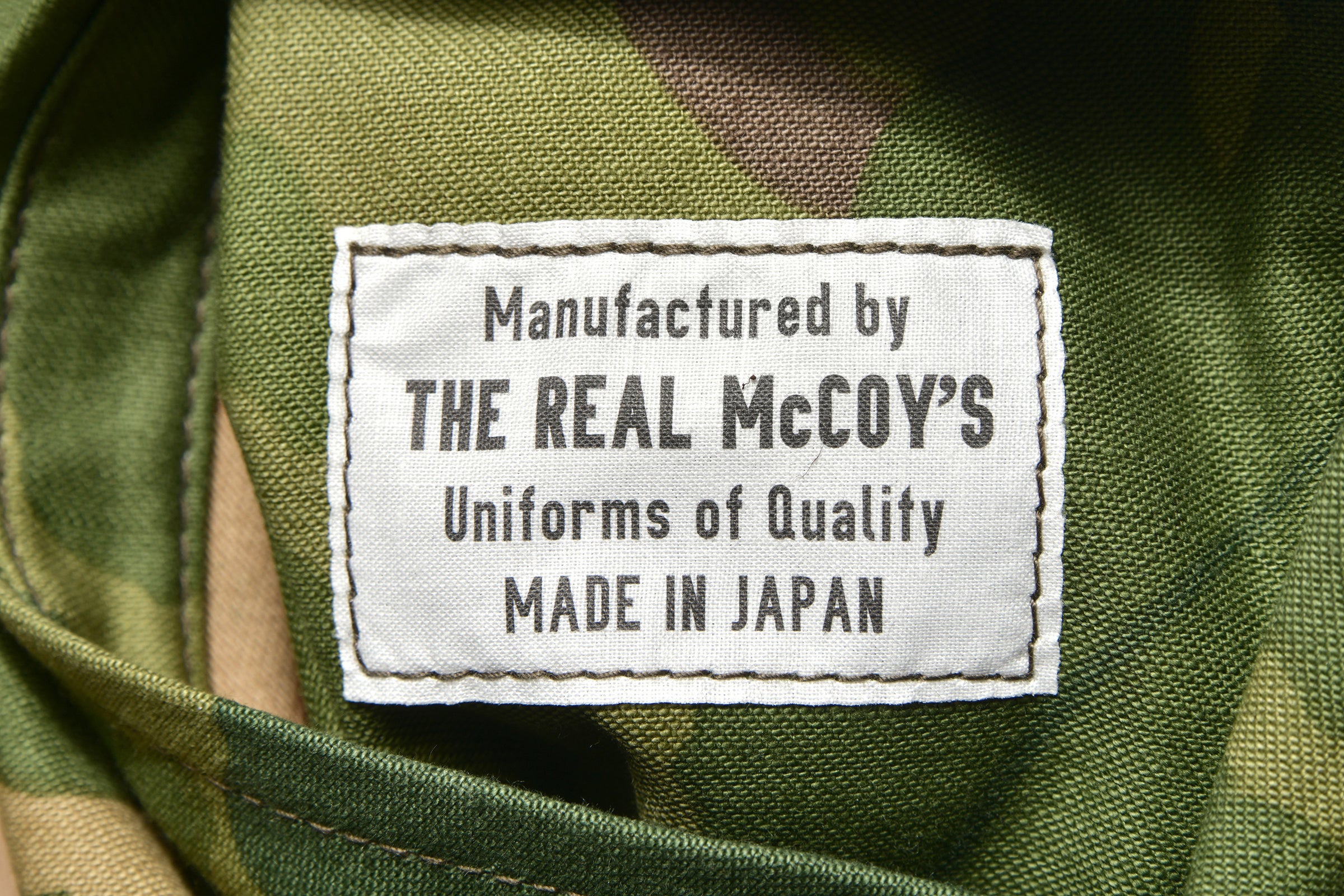 CAMOUFLAGE PARKA / MITCHELL PATTERN – The Real McCoy's