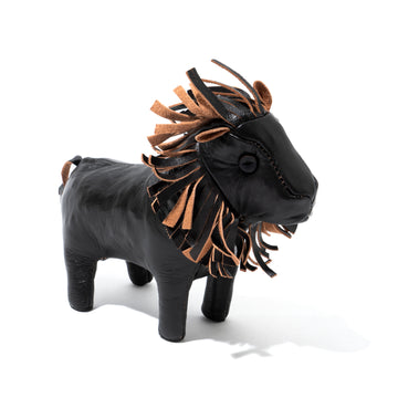HANDCRAFTED HORSEHIDE ANIMALS - LION