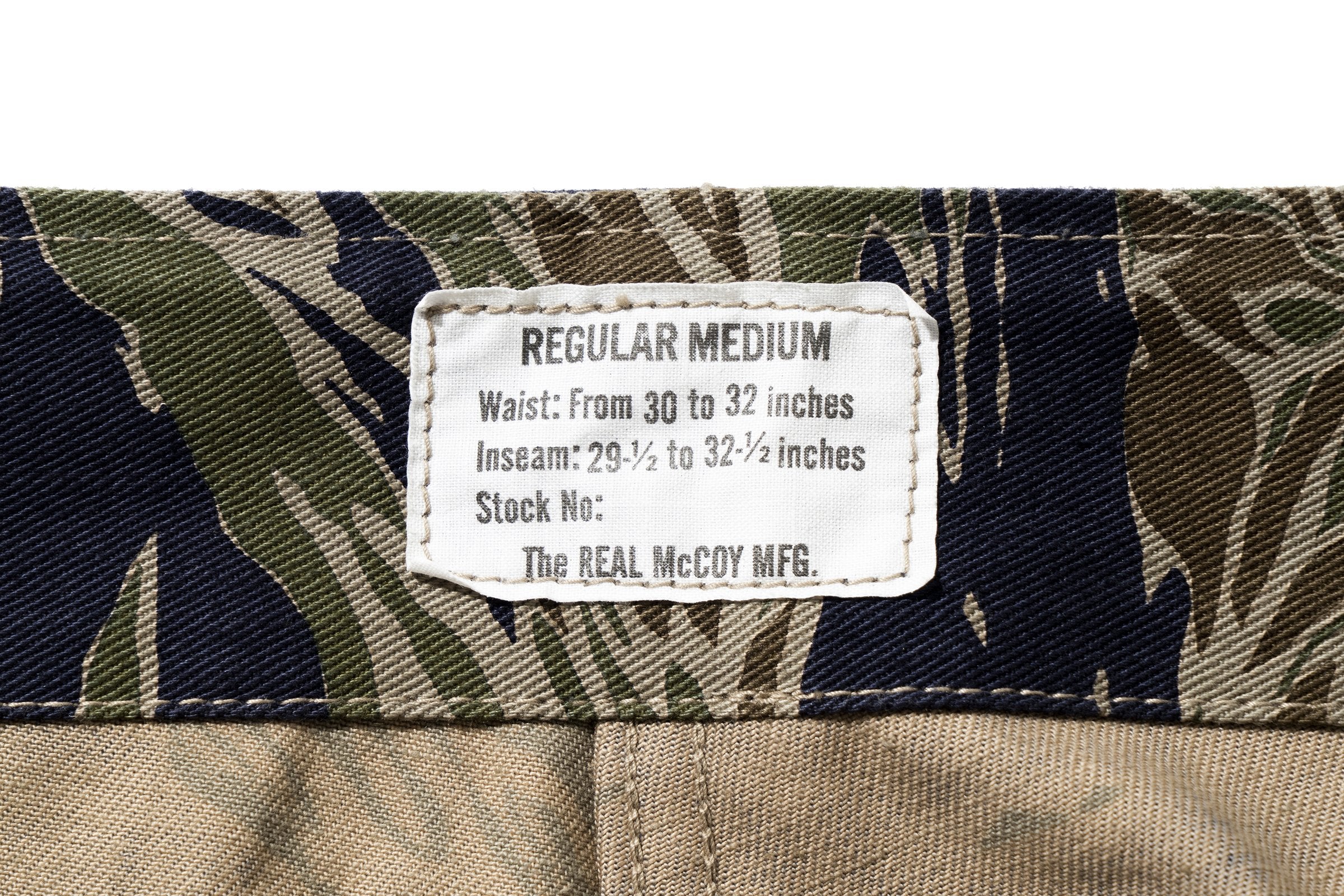 TIGER CAMOUFLAGE SHORTS / TADPOLE – The Real McCoy's