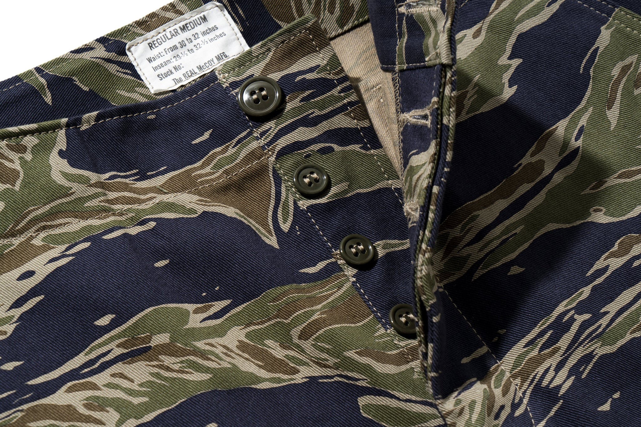 TIGER CAMOUFLAGE SHORTS / TADPOLE – The Real McCoy's