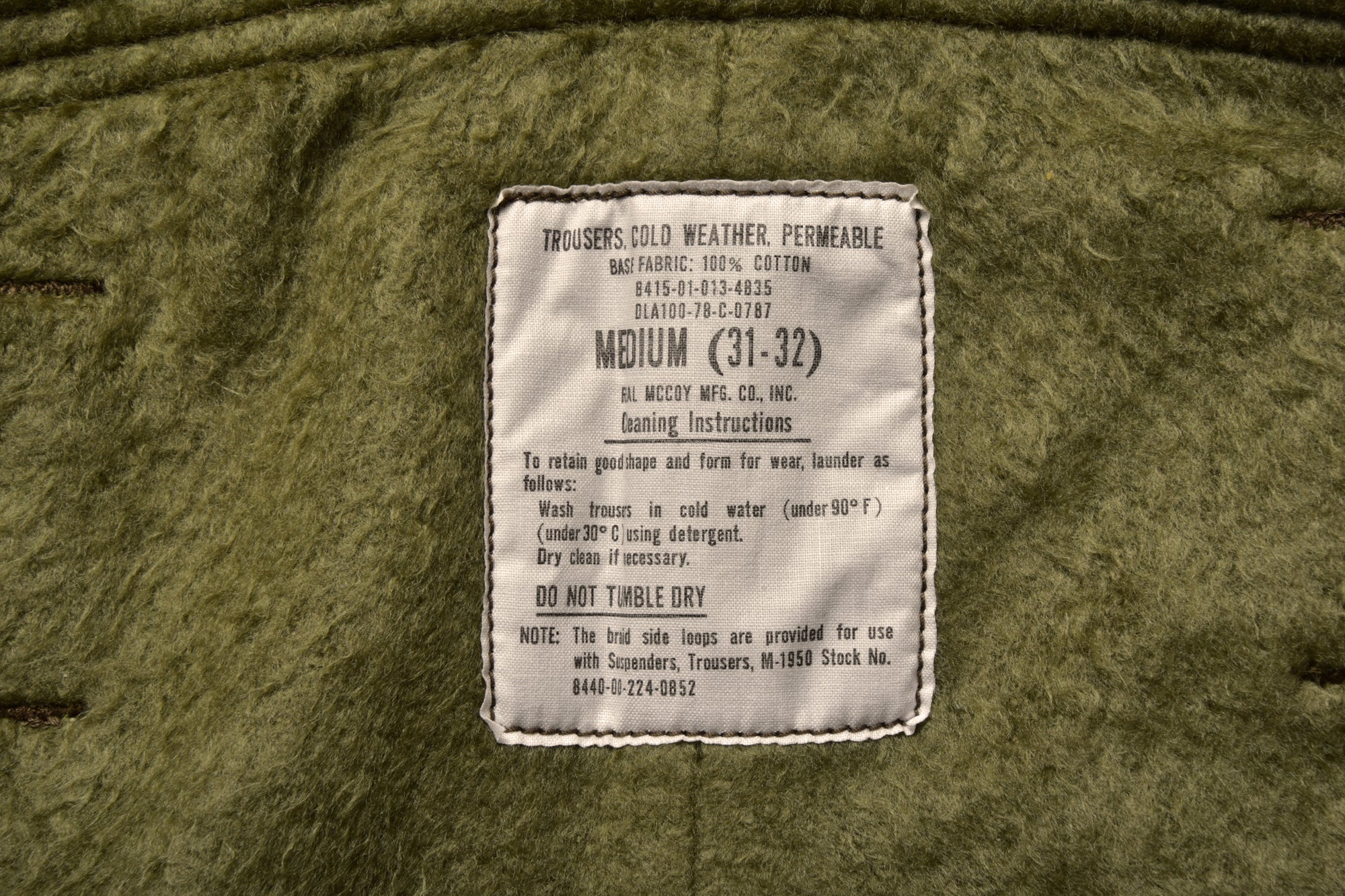U.S.N. A-2 DECK TROUSERS