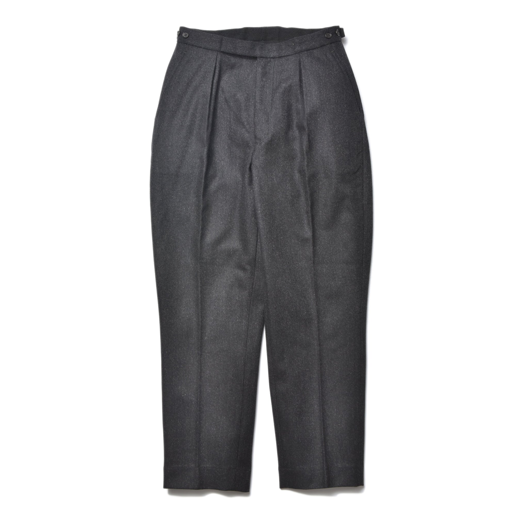 1950s WOOL TROUSERS / CHARCOAL