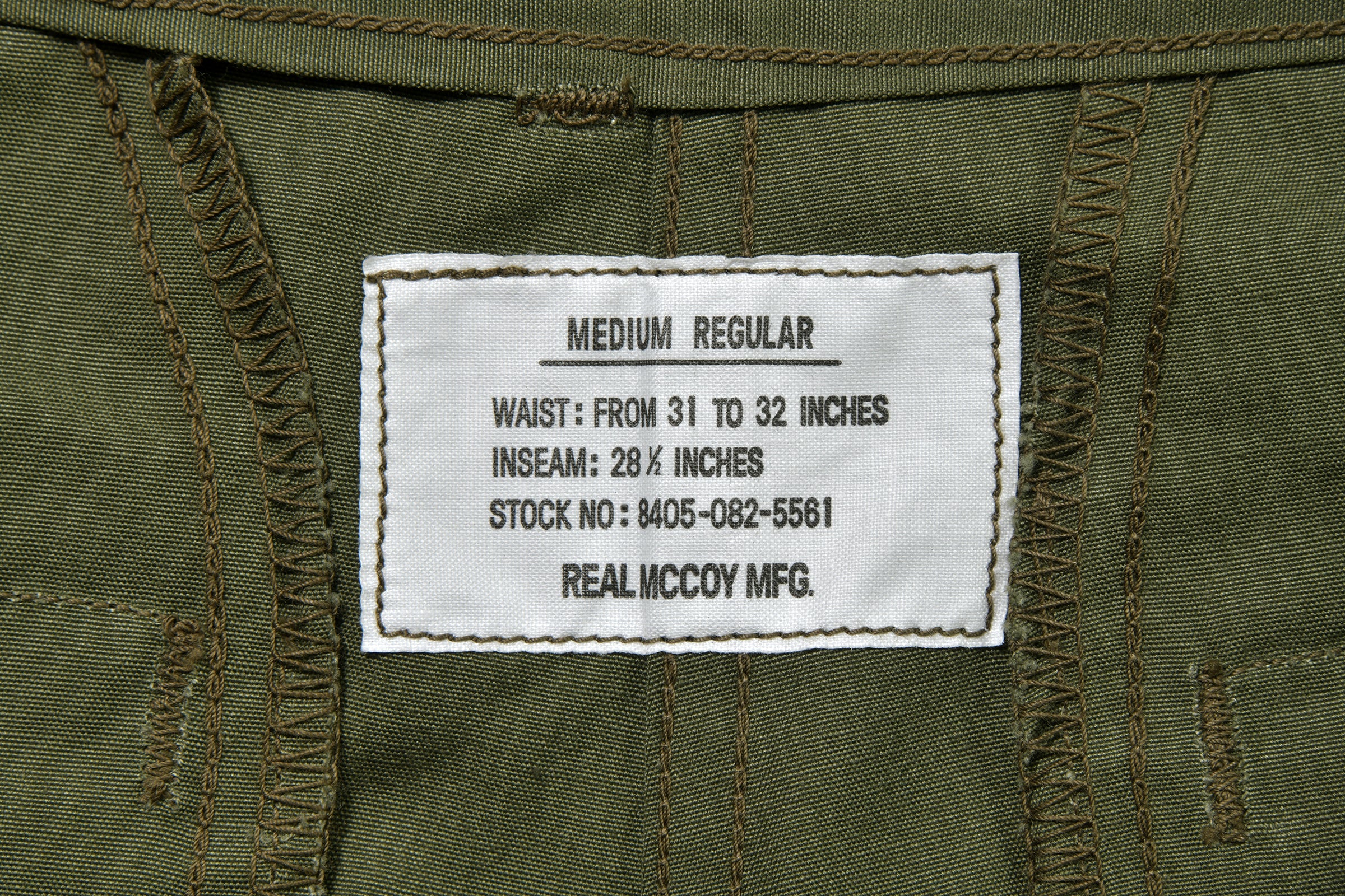 TROUSERS, MAN'S, COMBAT, TROPICAL (MODEL 220) – The Real McCoy's