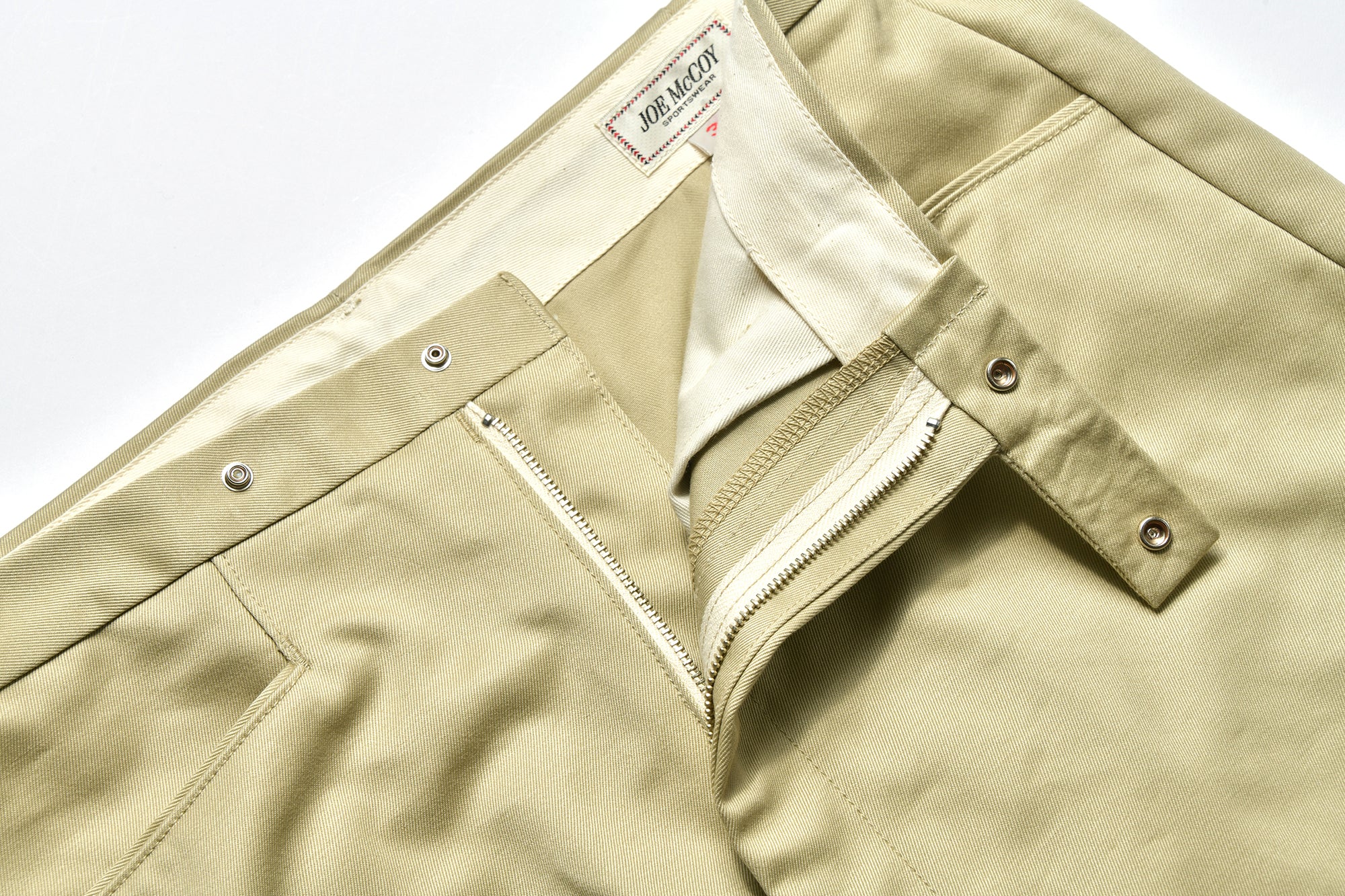 BELTED WAISTBAND TROUSER, PLAIN STITCH / WESTPOINT ARMY CLOTH