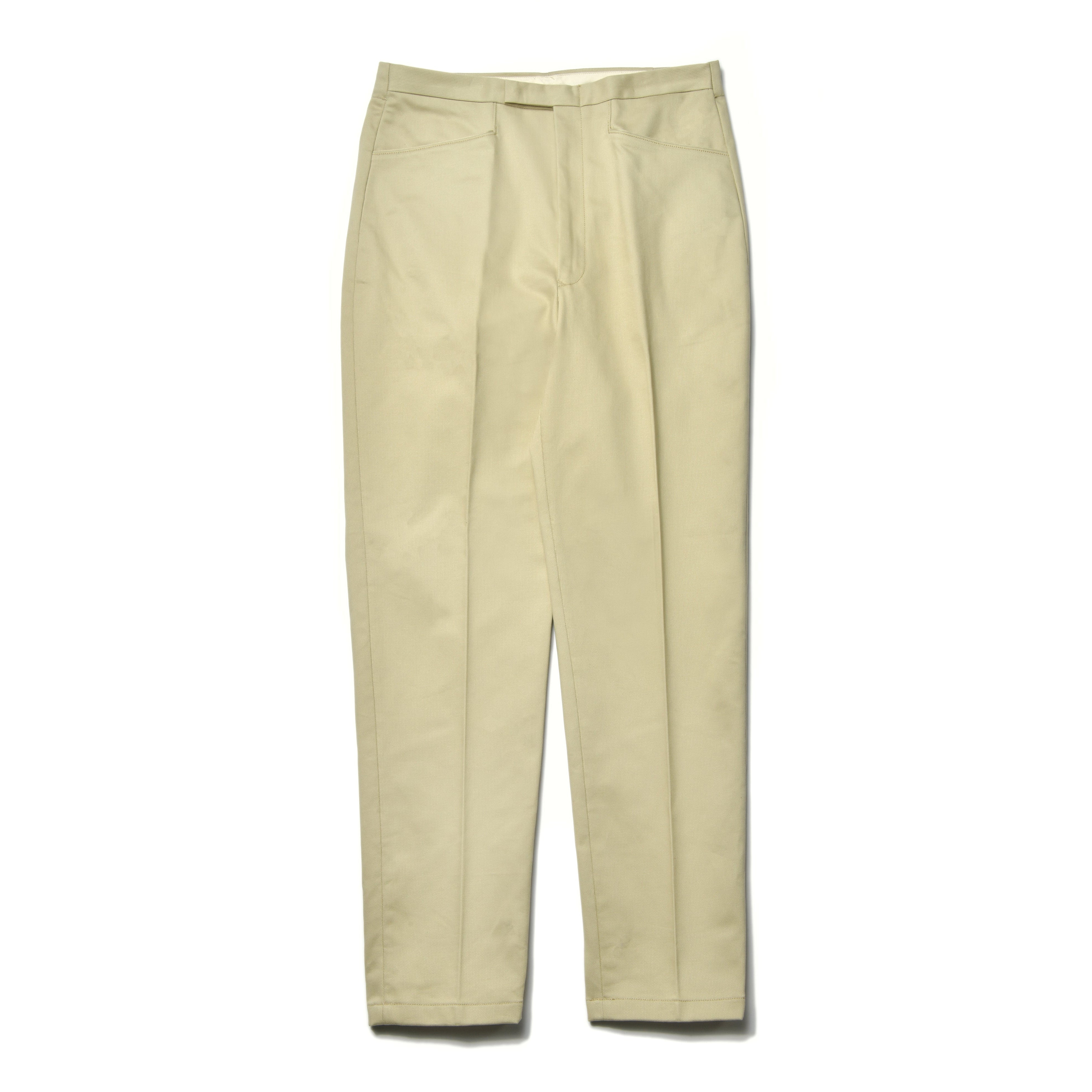 BELTED WAISTBAND TROUSER, PLAIN STITCH / PIQUE – The Real McCoy's
