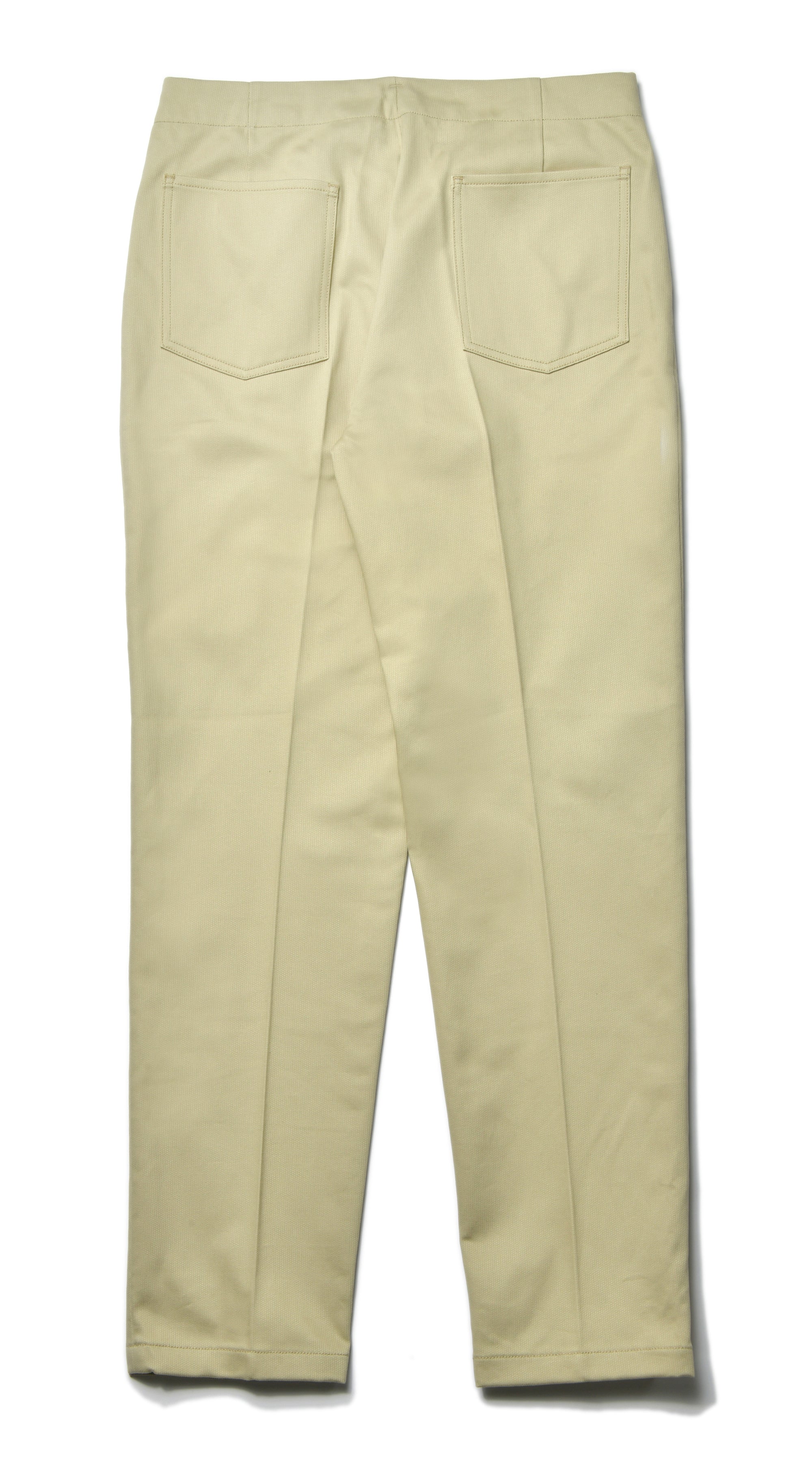 BELTED WAISTBAND TROUSER, PLAIN STITCH / PIQUE