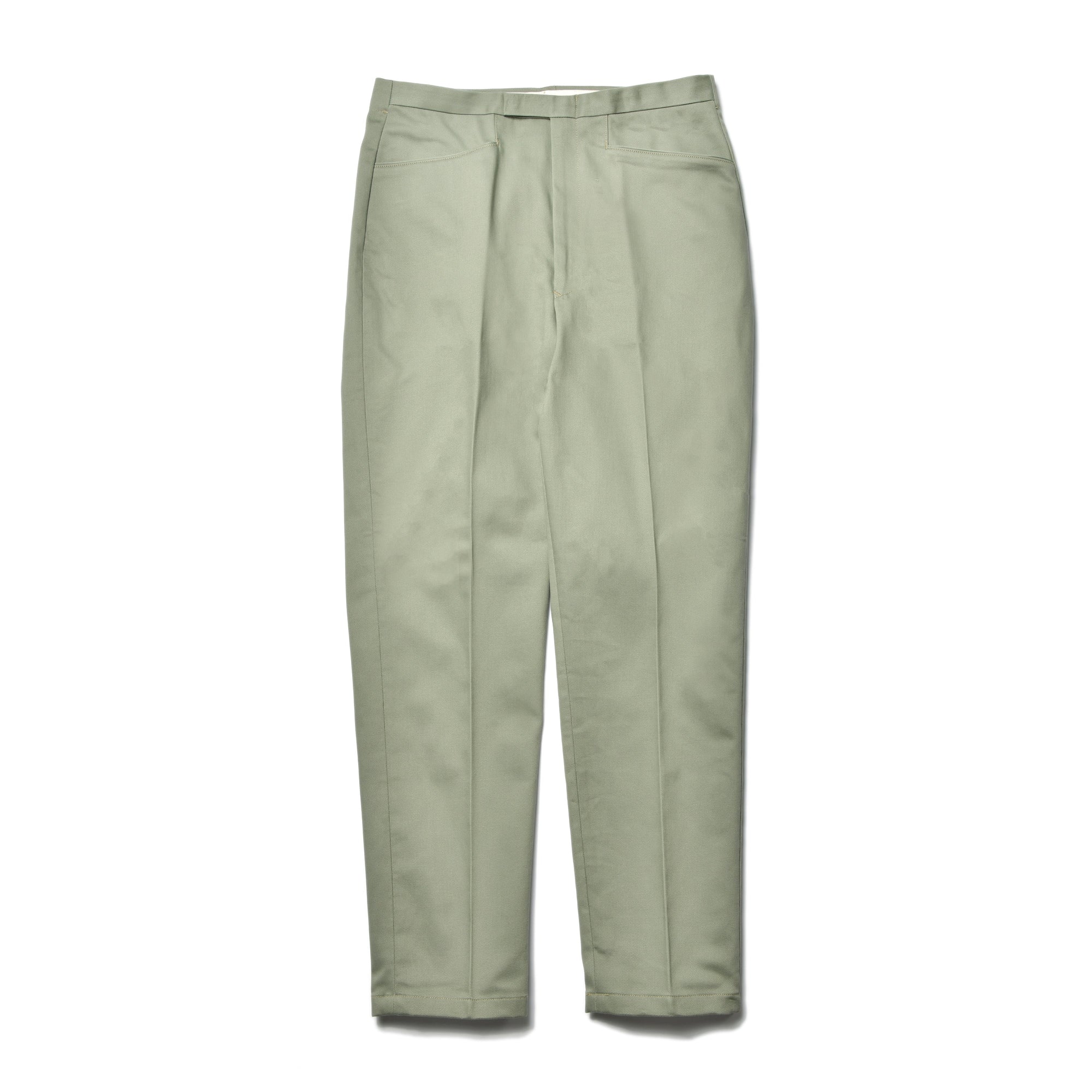 BELTED WAISTBAND TROUSER, PLAIN STITCH / PIQUE