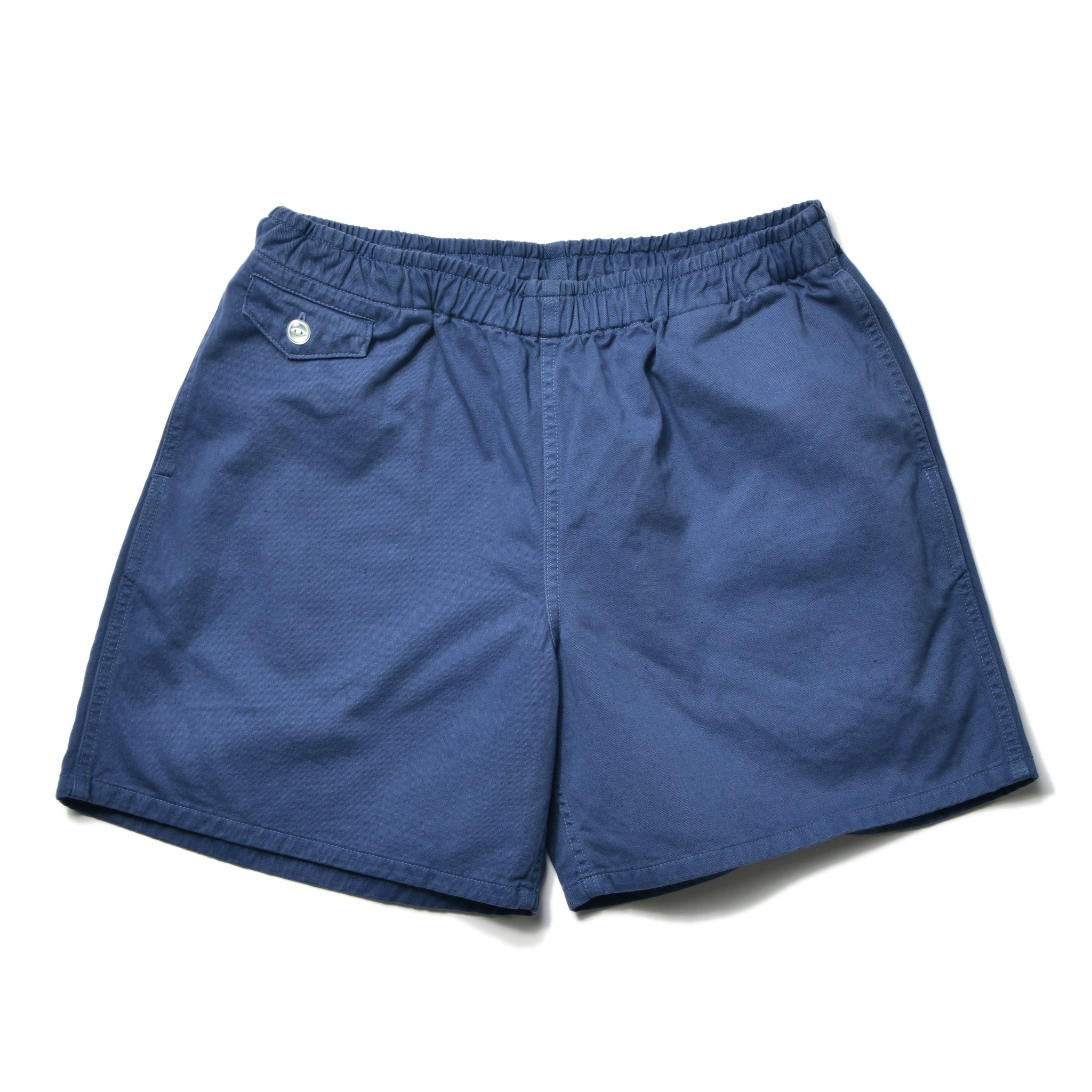 COTTON DRILL SWIM SHORTS (OVER-DYED)