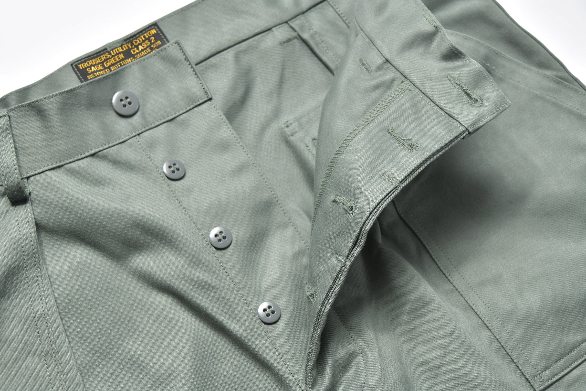 TROUSERS, UTILITY, COTTON / USAF SAGE GREEN – The Real 