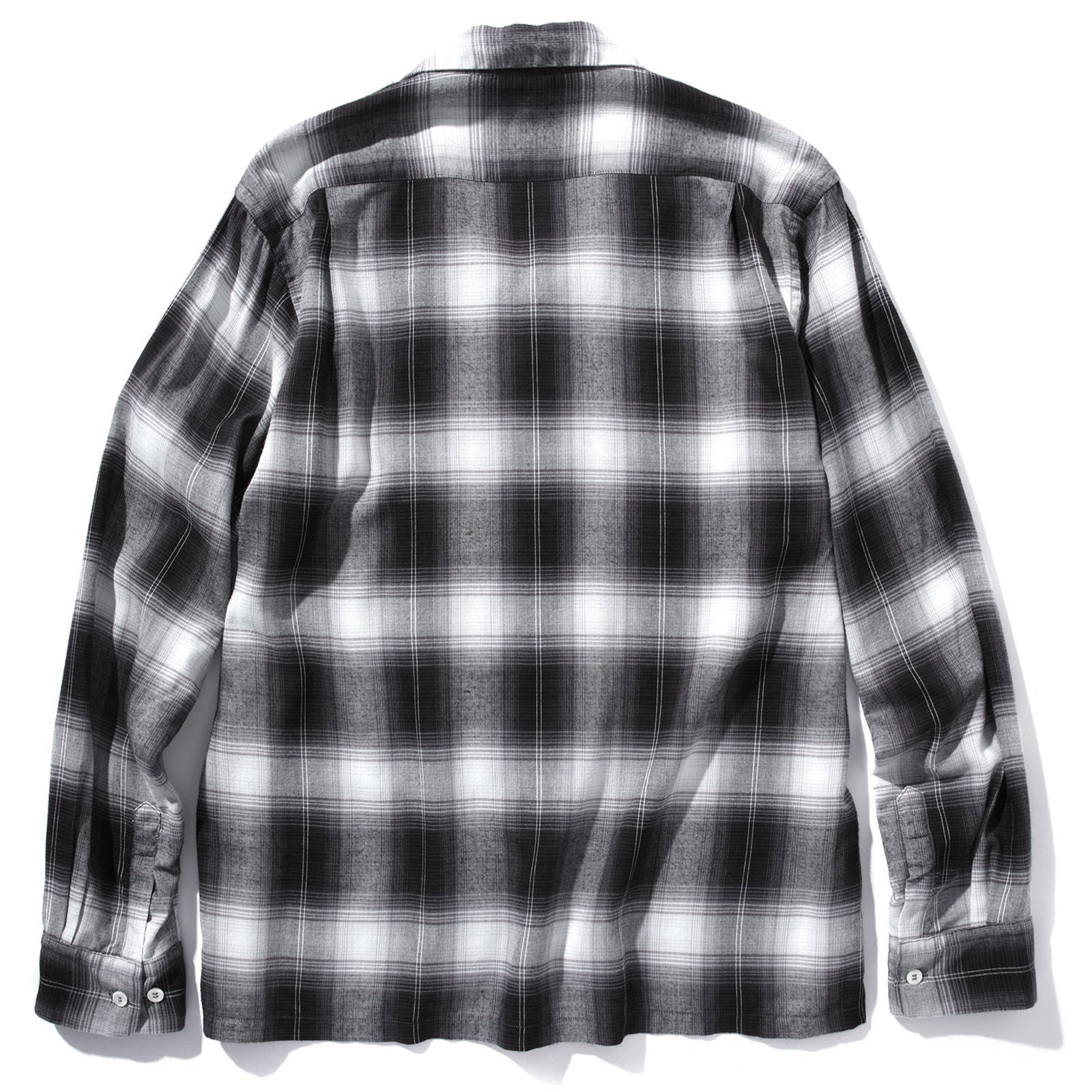 SHADOW CHECK RAYON SHIRT