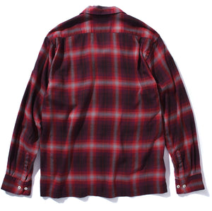 SHADOW CHECK RAYON SHIRT