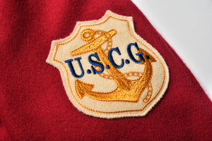 MILITARY SOUVENIR WOOL SHIRT / U.S. NAVY