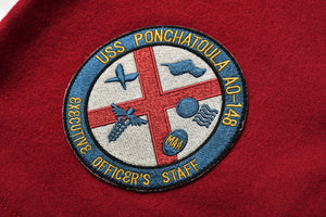 MILITARY SOUVENIR WOOL SHIRT / U.S. NAVY