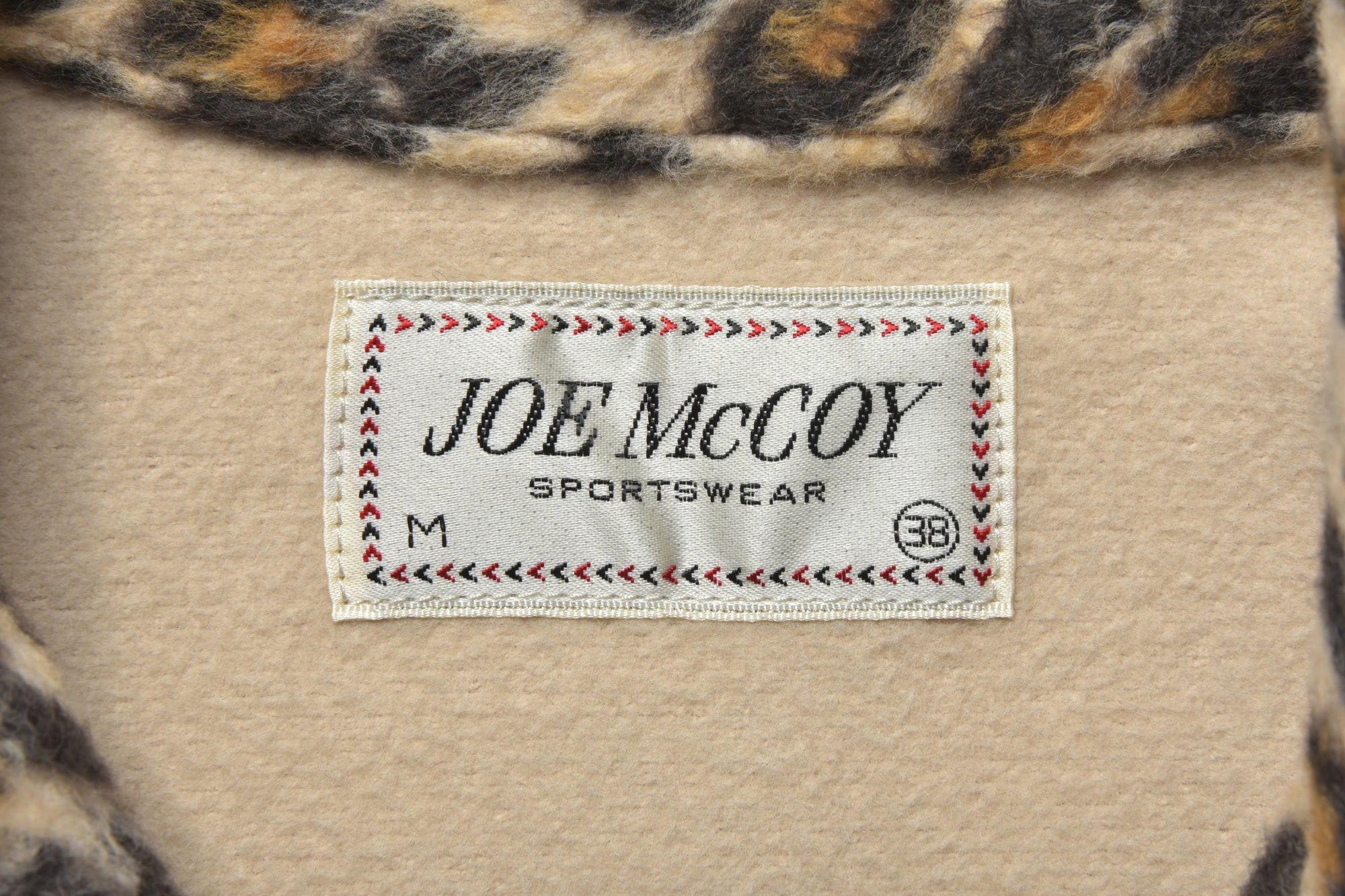 JM LEOPARD FUR OPEN COLLAR SHIRT