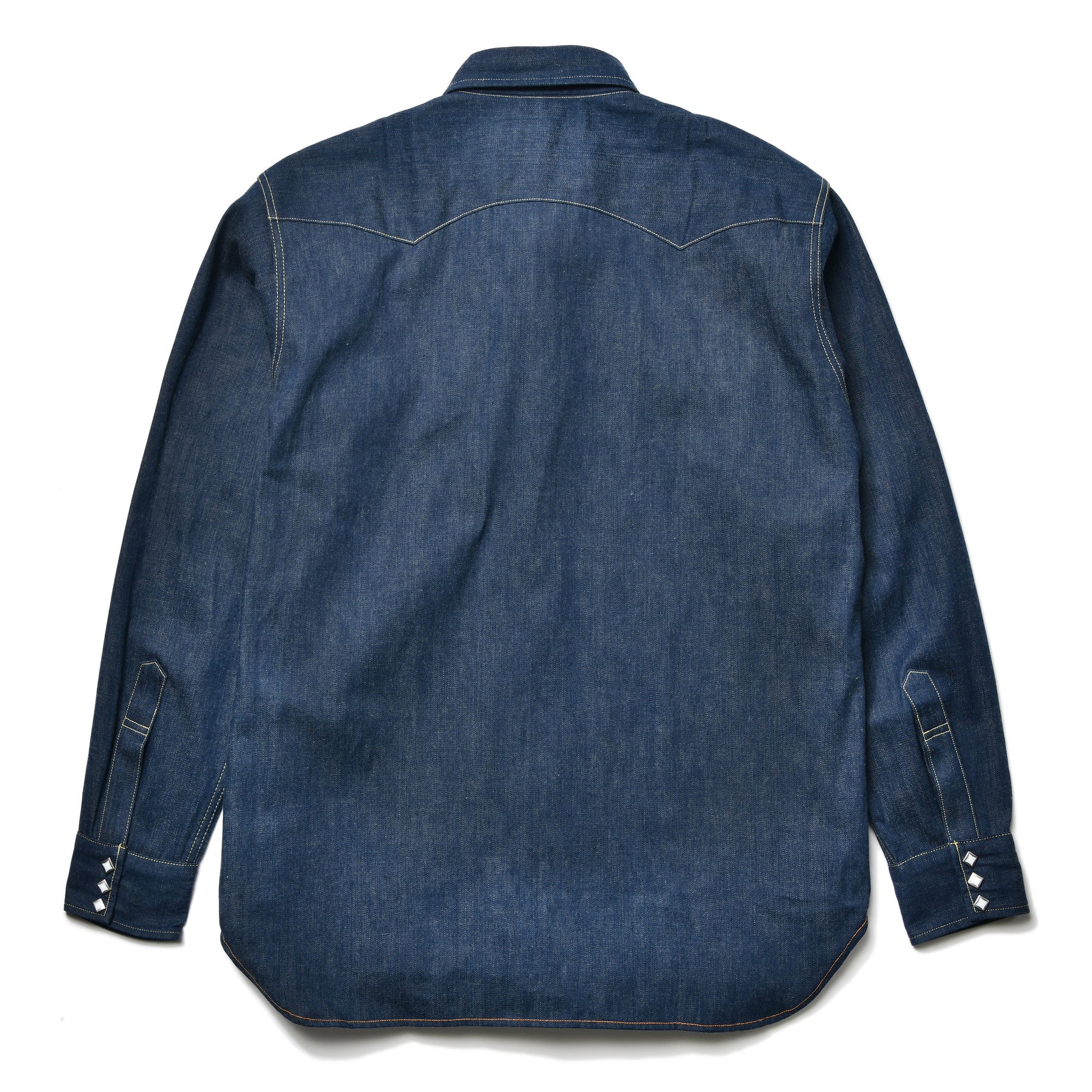 DENIM WESTERN SHIRT / SAWTOOTH