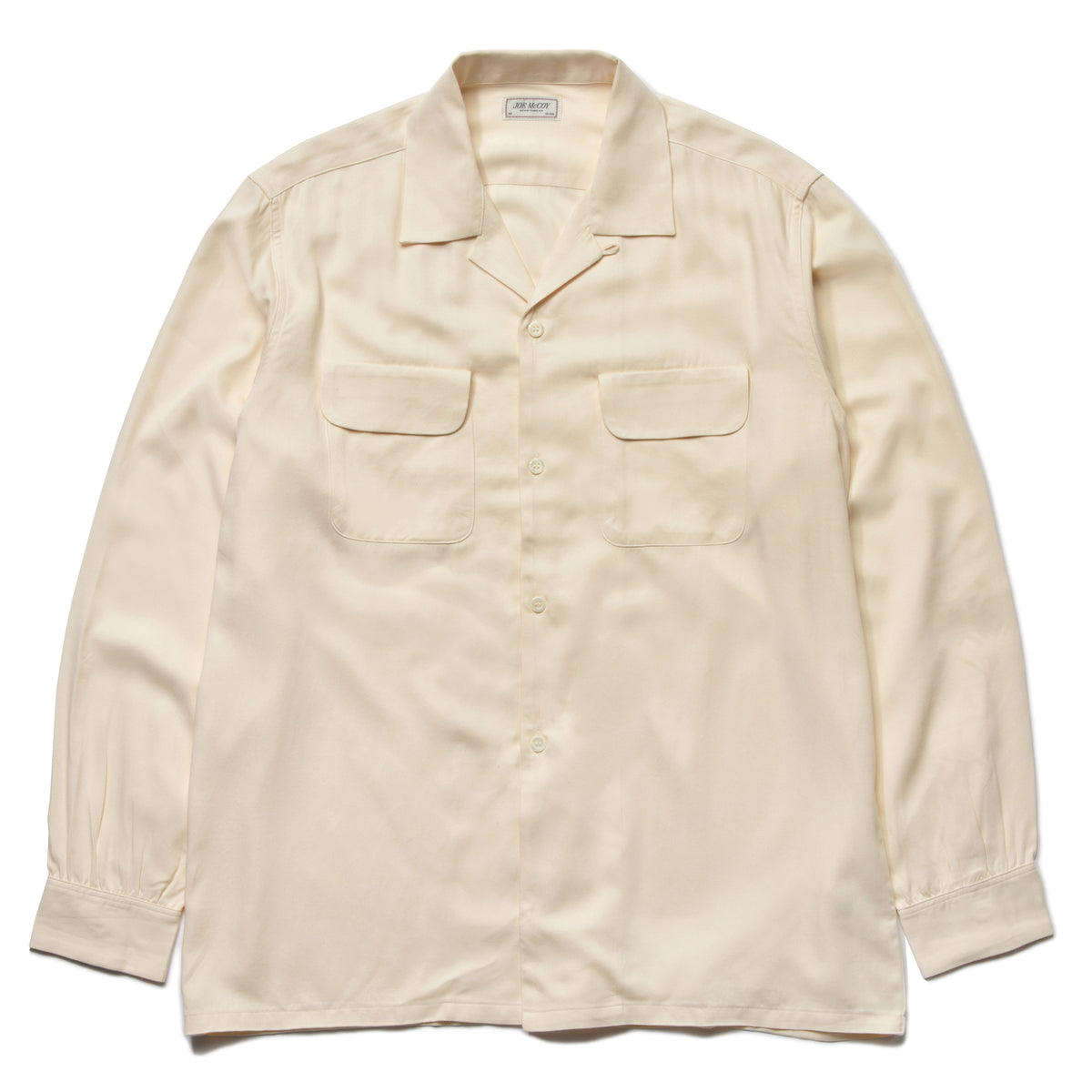 OPEN COLLAR RAYON SHIRT – The Real McCoy