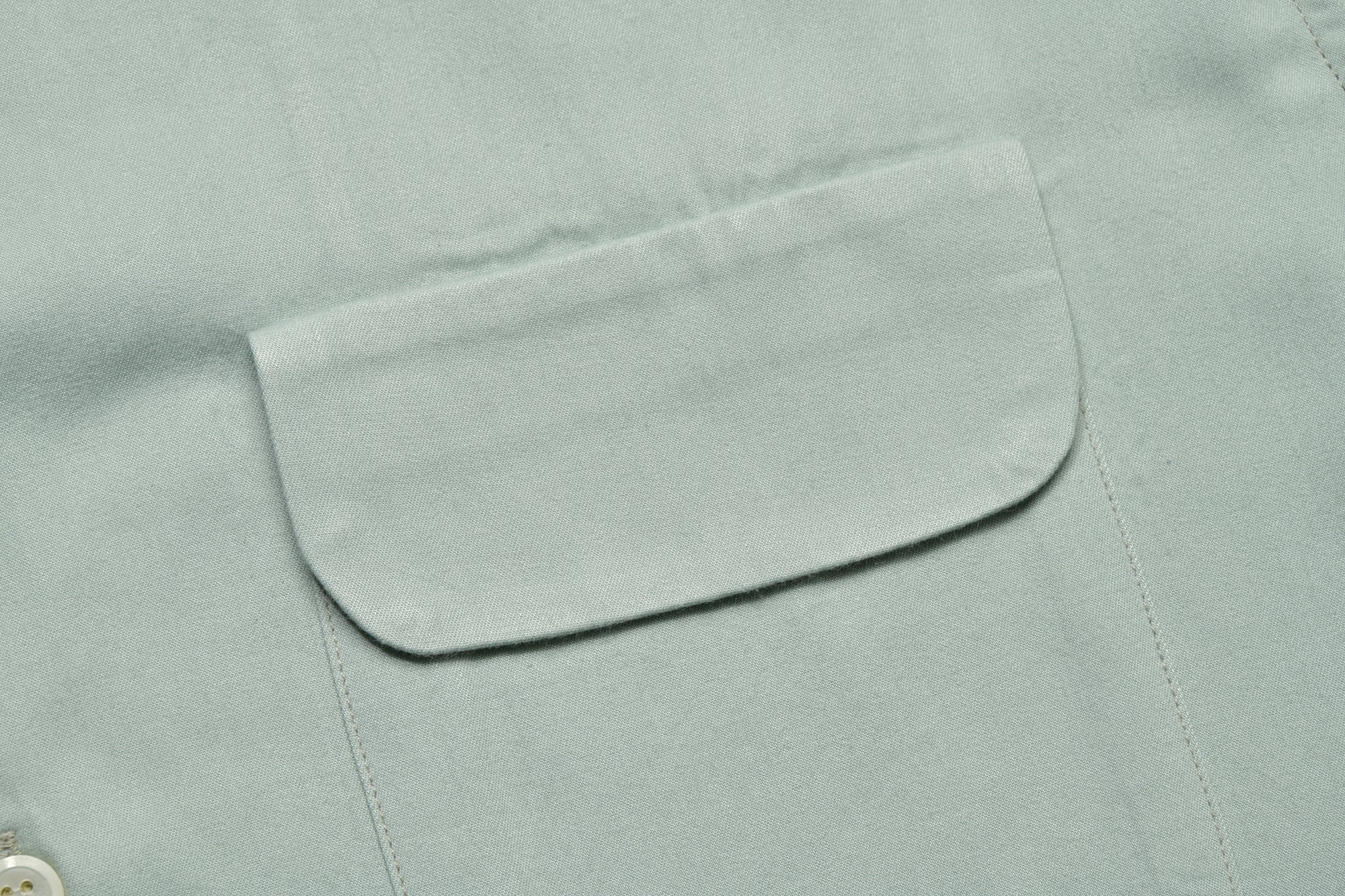 OPEN COLLAR RAYON SHIRT