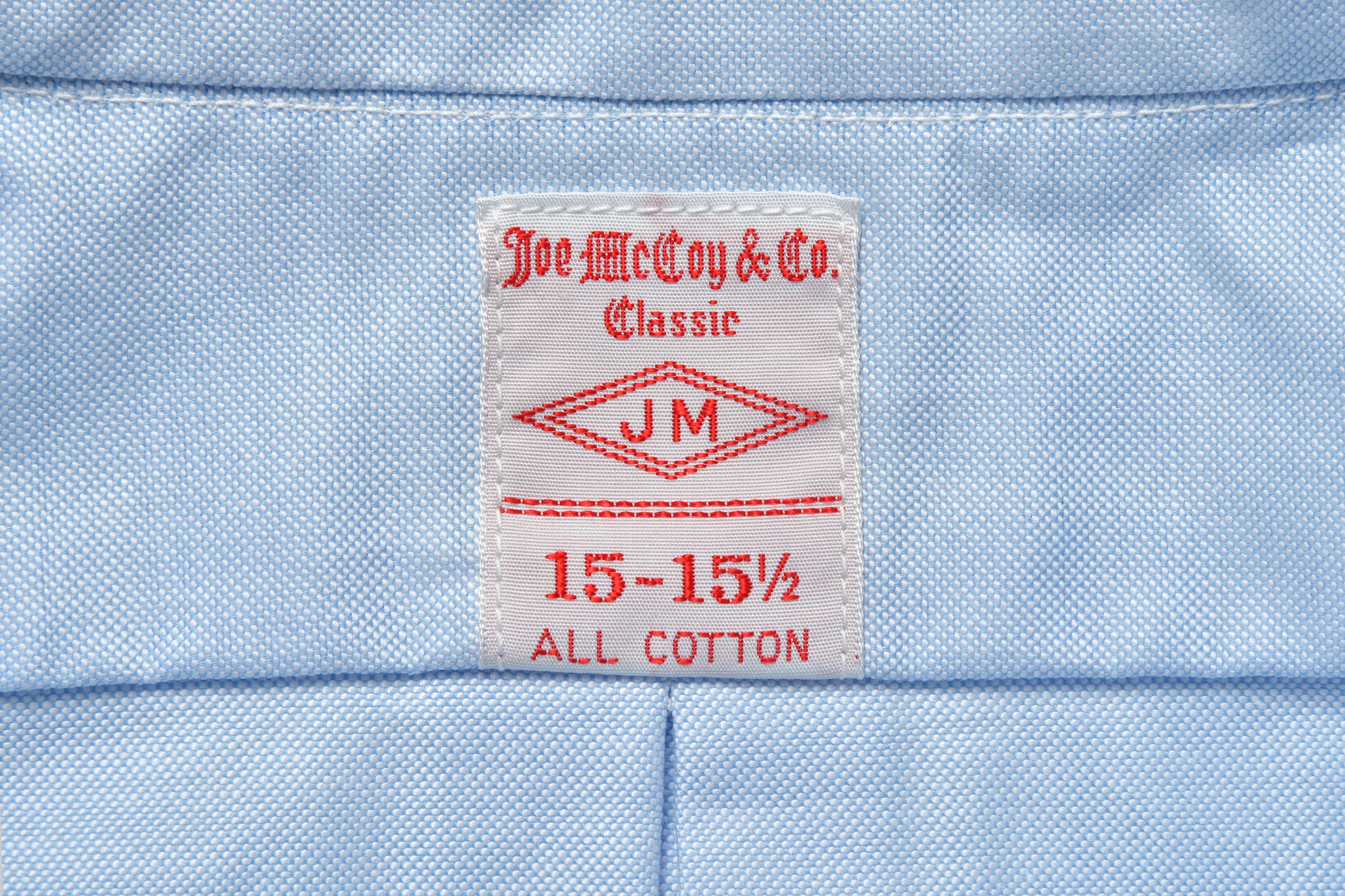 JOE MCCOY BUTTON DOWN SHIRT – The Real McCoy's