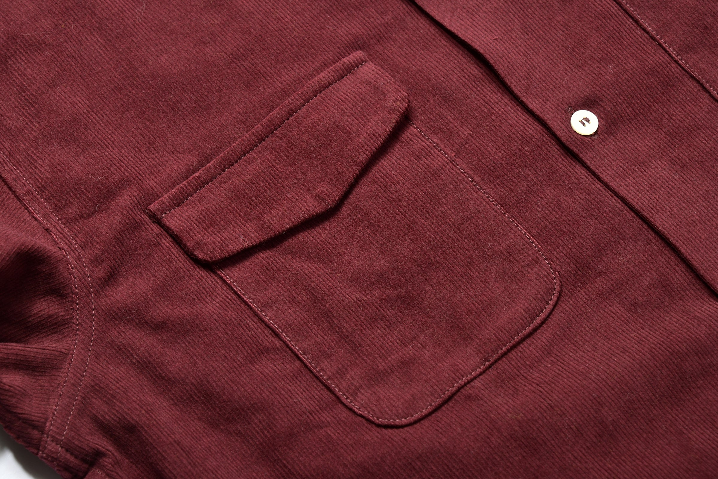 CORDUROY OPEN COLLAR SHIRT – The Real McCoy's