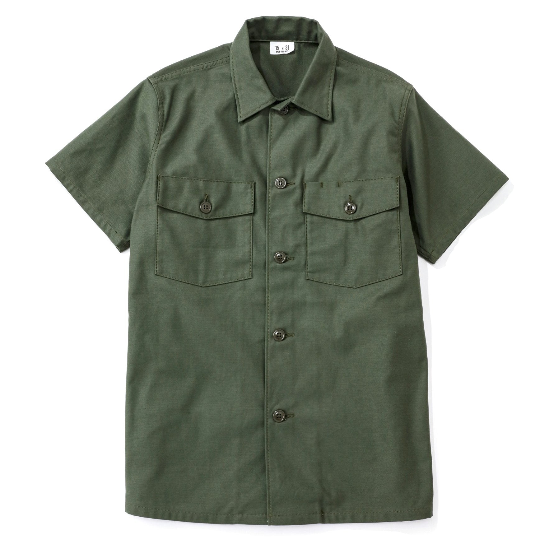 COTTON SATEEN SHIRT S/S