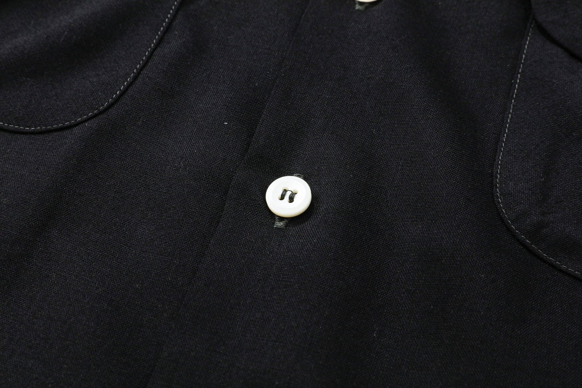 OPEN COLLAR RAYON SHIRT