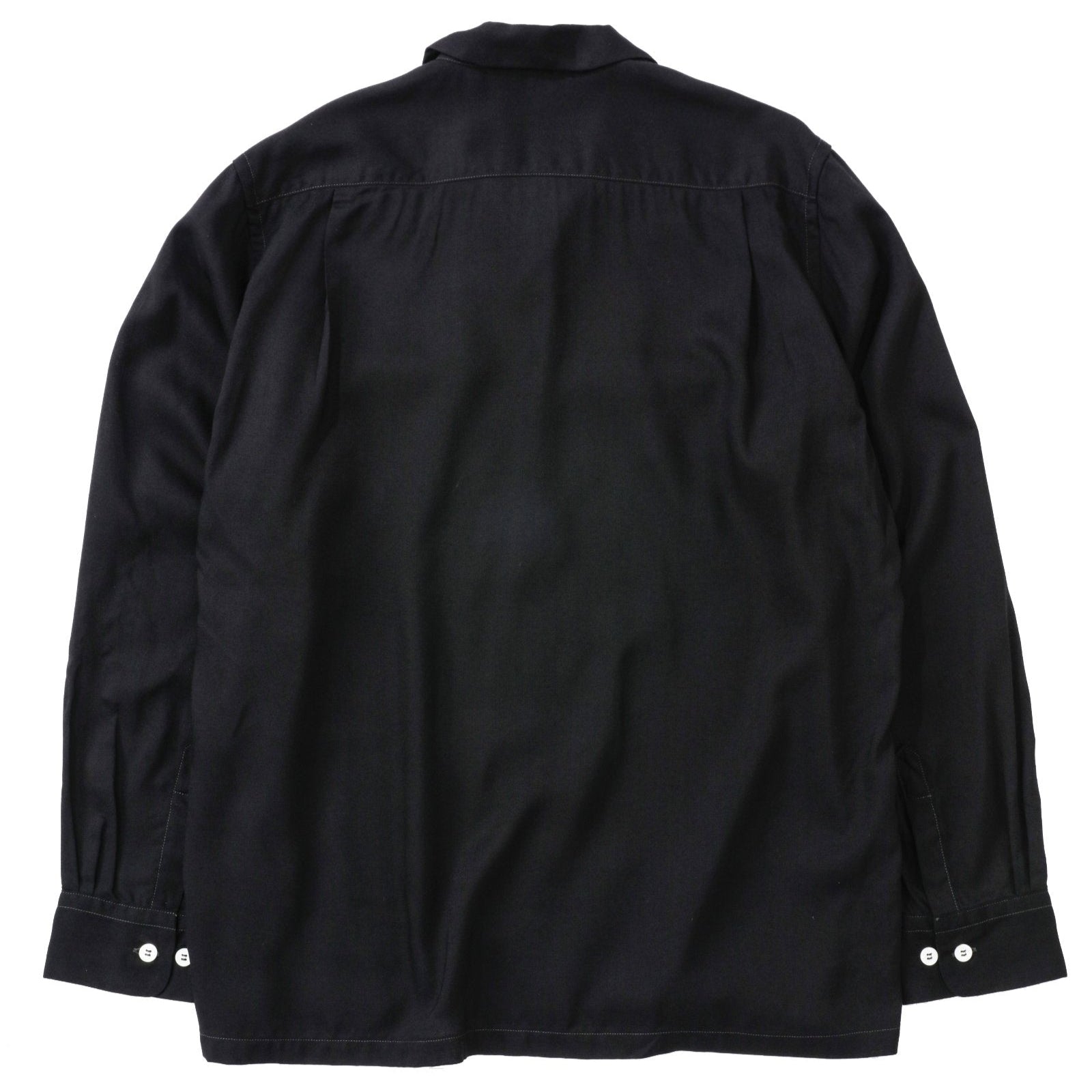 OPEN COLLAR RAYON SHIRT