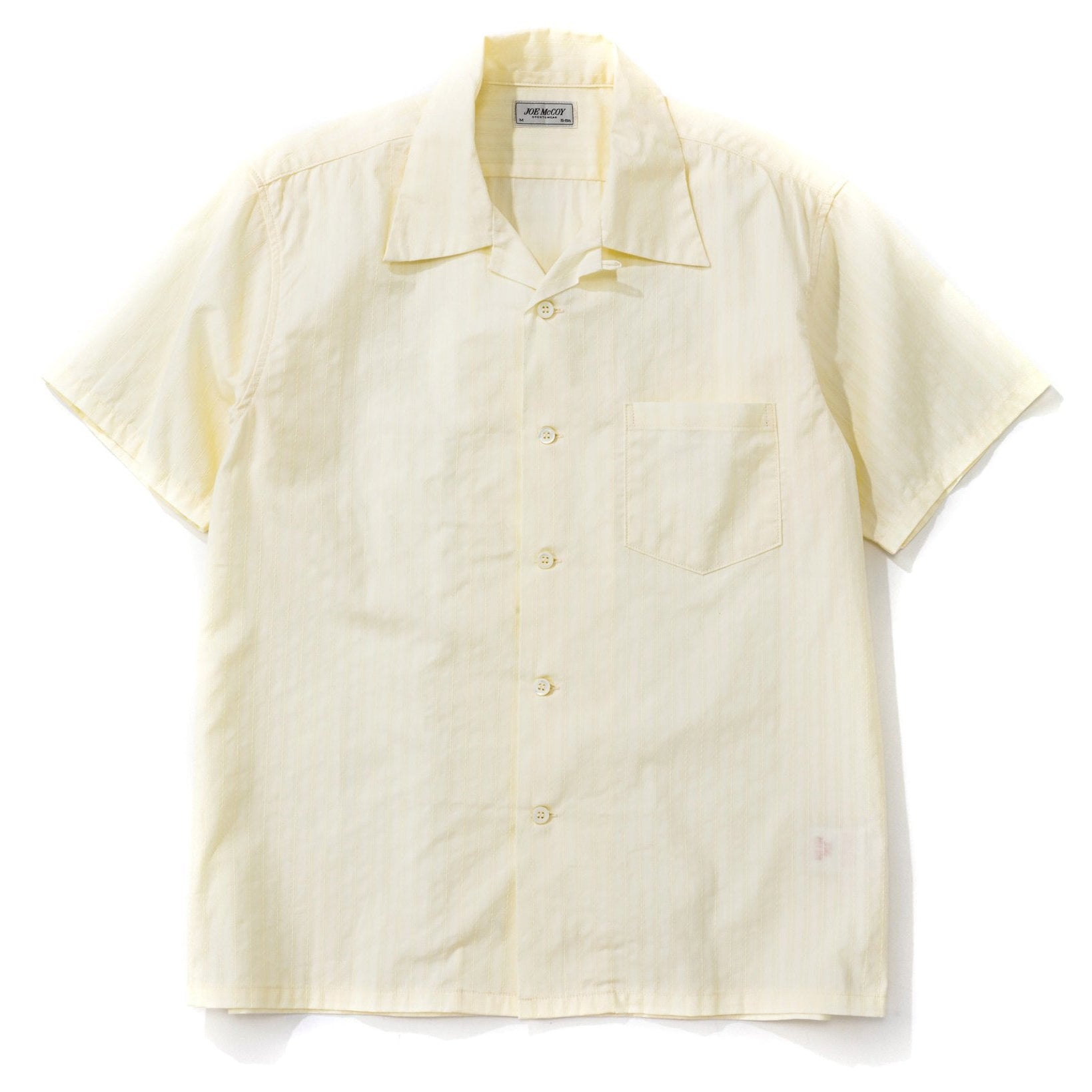 ＜6(ROKU)＞COTTON DOBBY DYE SHIRT White | Classic Collar Dobby Shirt | WoolOvers US