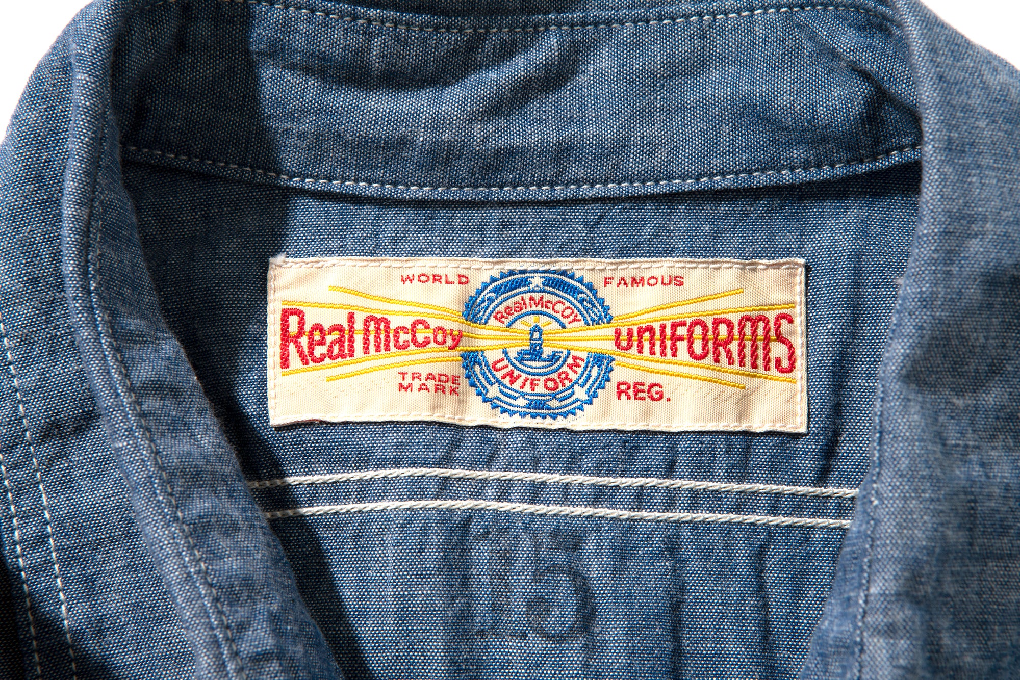 U.S.N. CHAMBRAY SHIRT L/S (STENCIL)