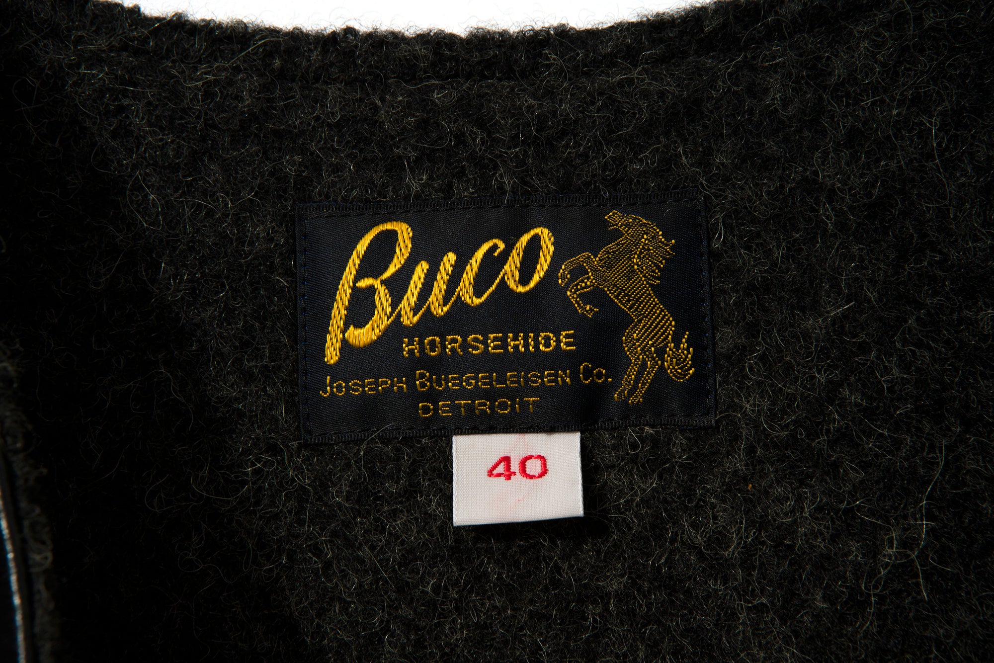 BUCO LEATHER ALPACA VEST